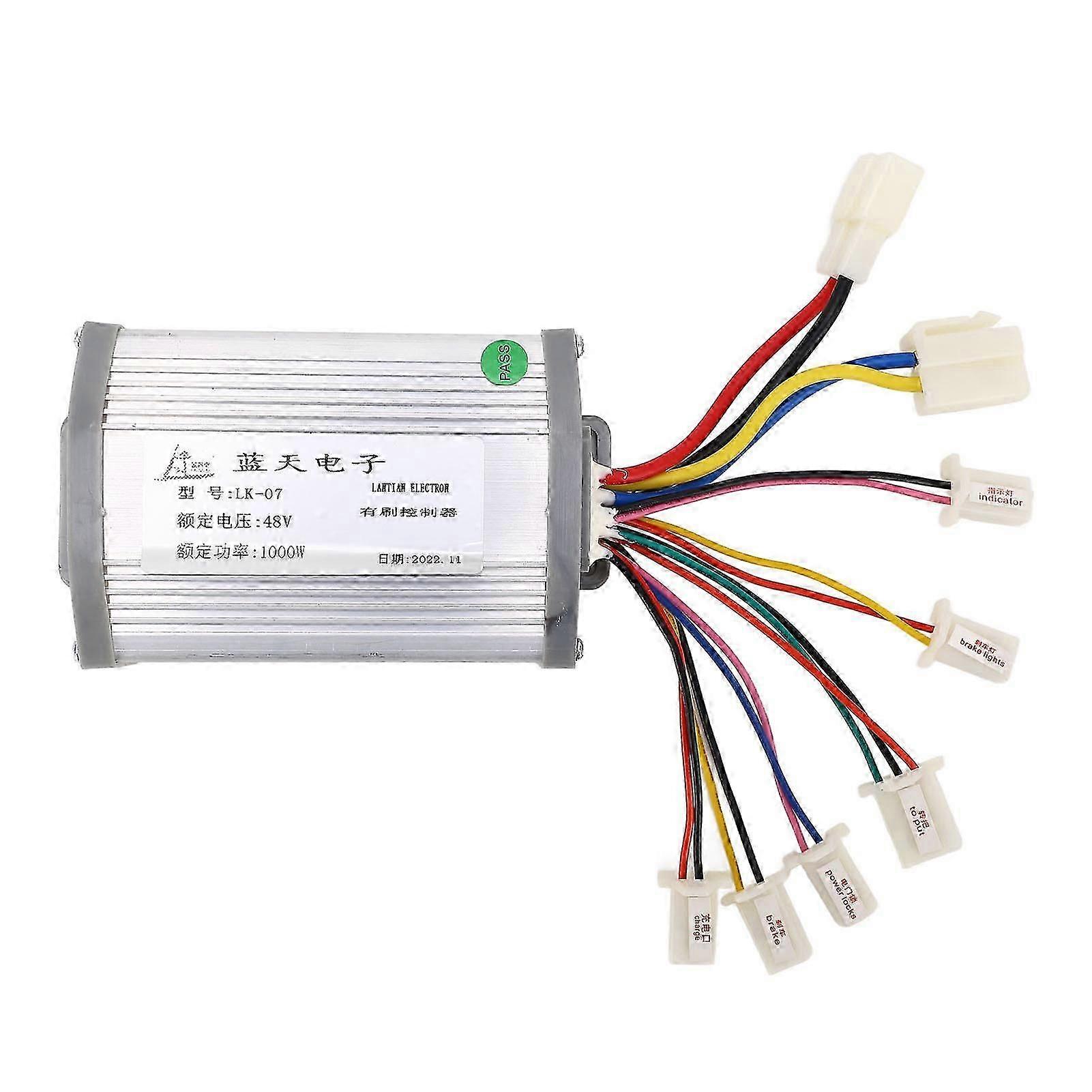 1000W 48V Brush Motor Speed Controller For Electric Bike Scooter Conversion Brushed Motor Controller