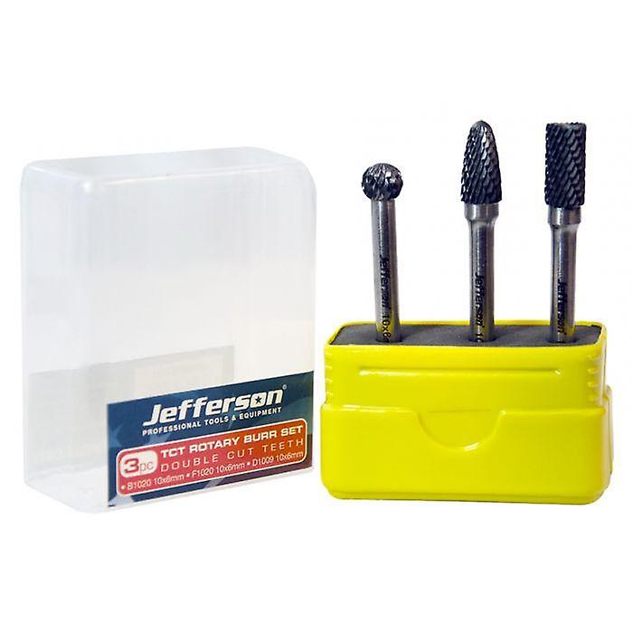 Jefferson TCT Rotary Burr 3 Piece Set