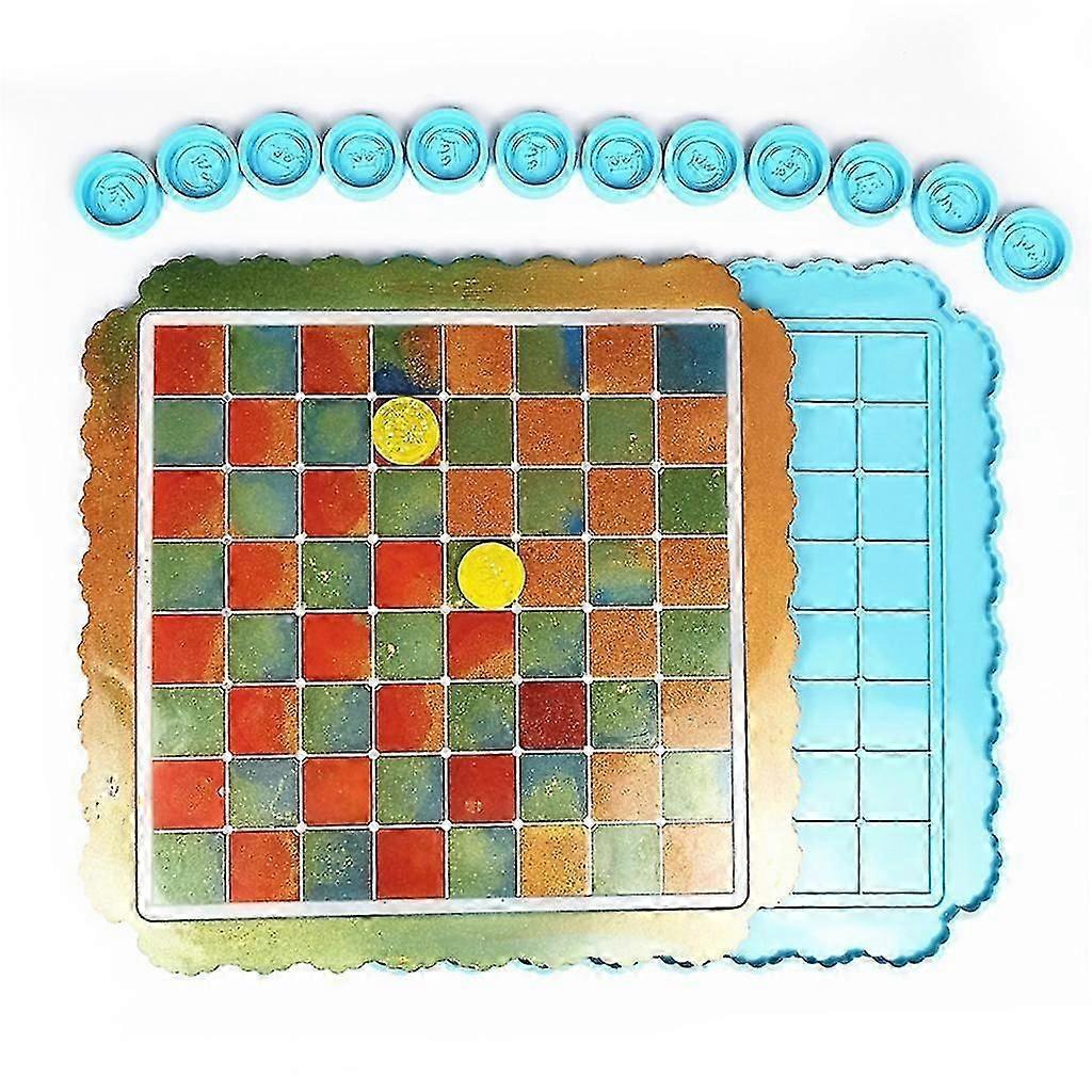 Chess Board Silicone Mold 3d Chess Resin Mold Chocolate Candle Baking Tools