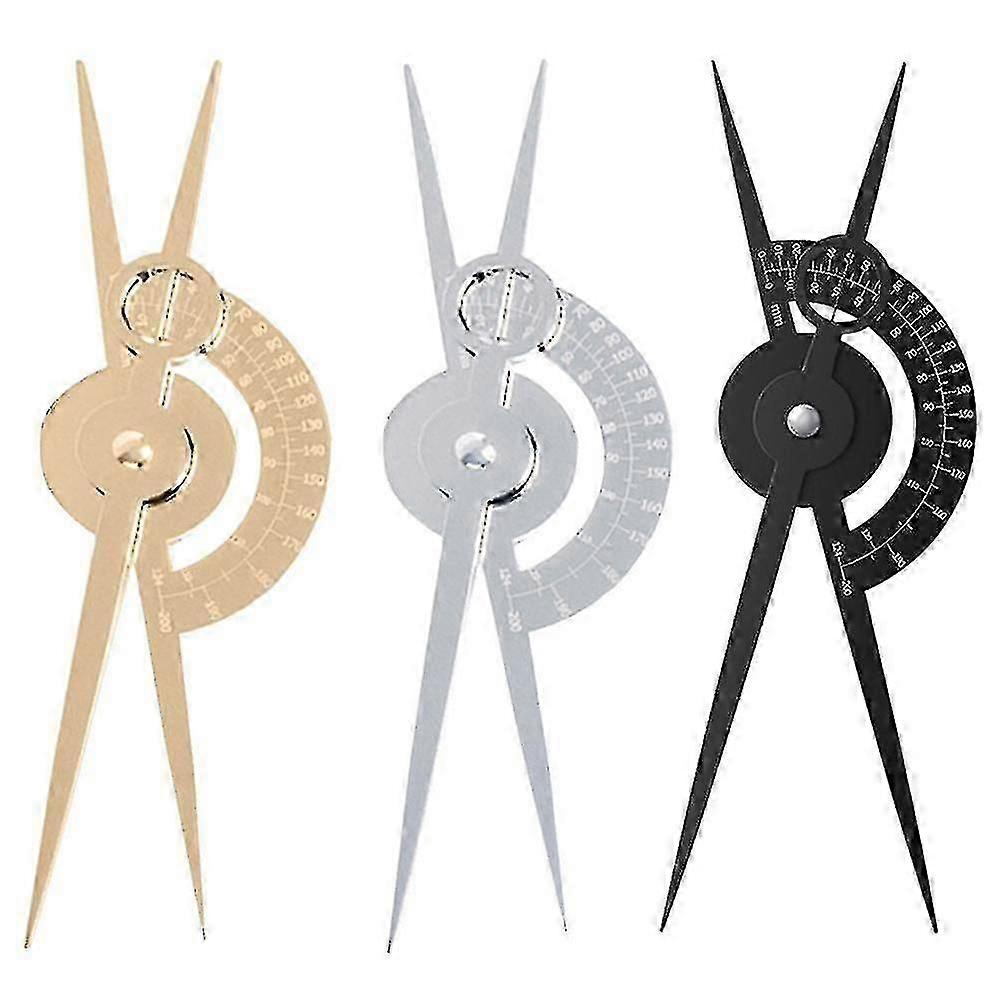 Double Scale Vernier Caliper Eyebrow Golden Ratio Caliper Micro Scraper Gauge Measuring Tool