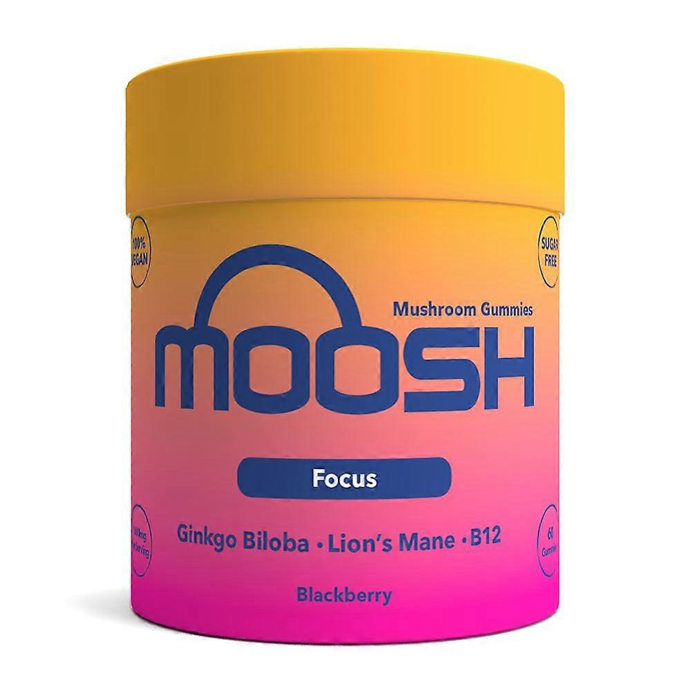 Moosh Mushroom Gummies 60 gummies - Focus
