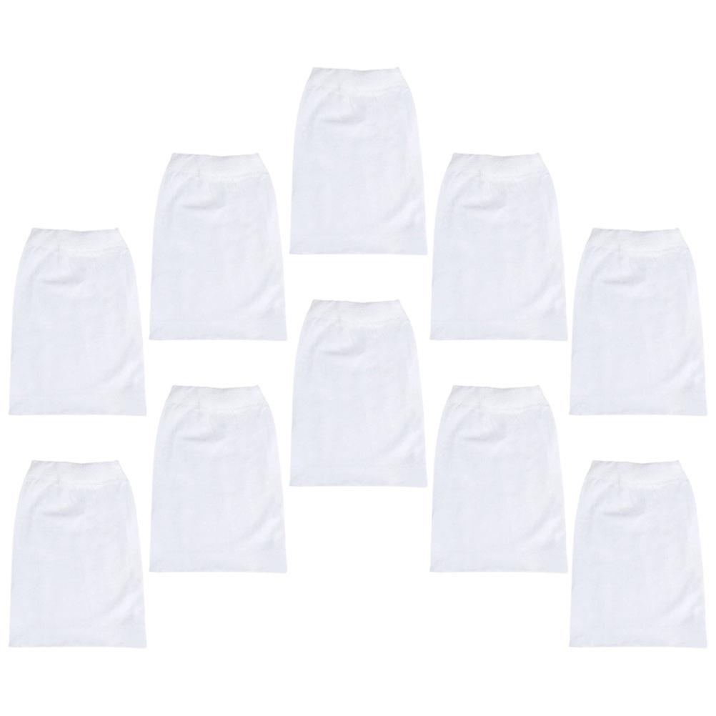 10pcs Pool Filter Socks for Skimmer Baskets Reusable Fine Mesh Bags for Inground and Above Ground Pools to Prevent Clogging and Protect Filters