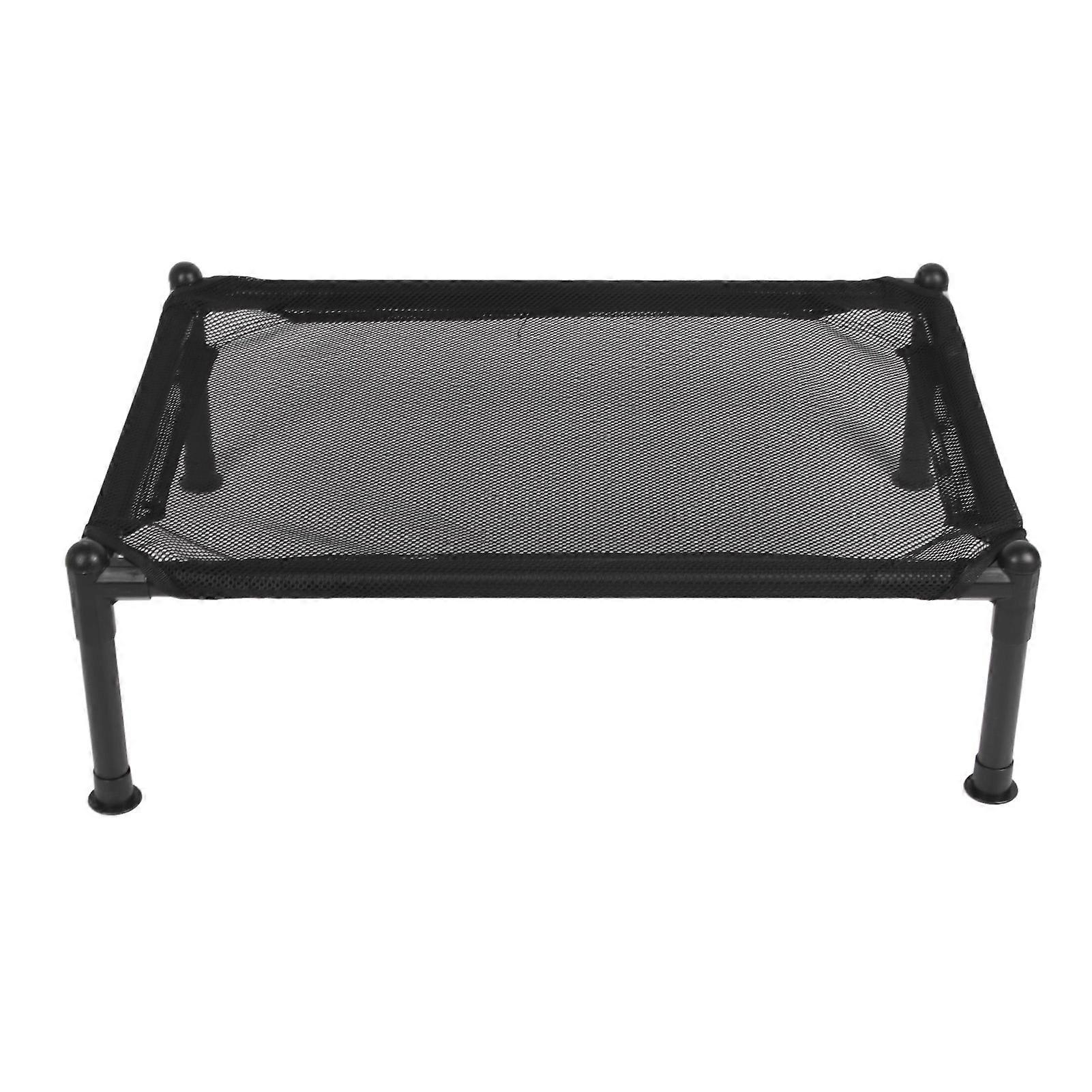 Raised Dog Bed, All-Weather, Universal Metal Frame, Breathable Mesh, Indoor & Outdoor, 49 x 49 x 19 cm