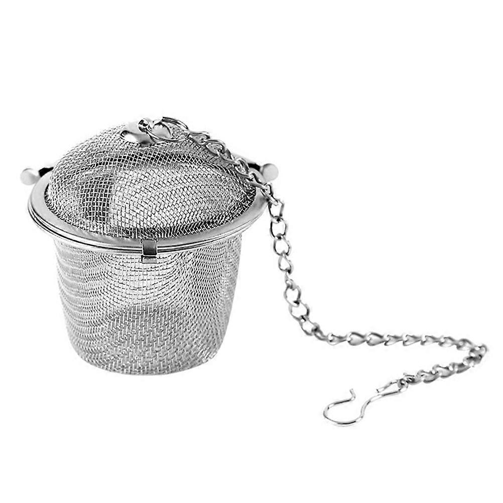 Stainless Steel Tea Ball Filter Spice Infuser for Herbs, Soup, and Brewing – Multi Use Decocting Tool with Mesh Strainer and Perforations
