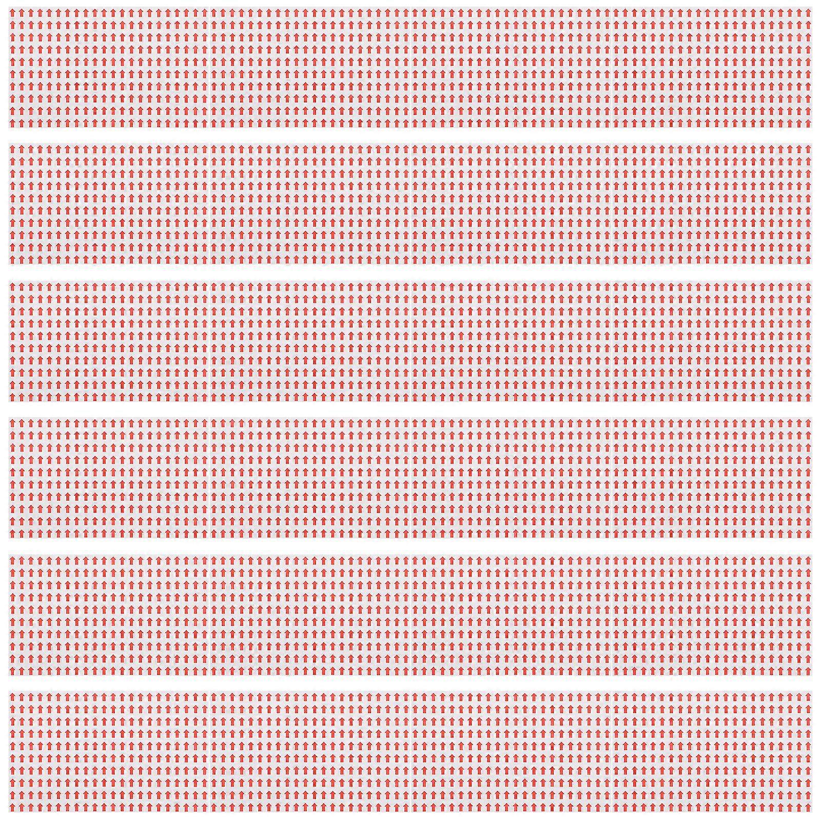 80 Pcs Red Arrow Stickers for Indicating Unqualified Products Self-Adhesive Labels for Rework Directional Marking Decals