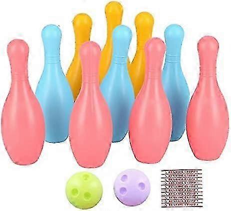 カラフルで安全な環境に優しいボウリングセット屋内屋外家族子供の遊び