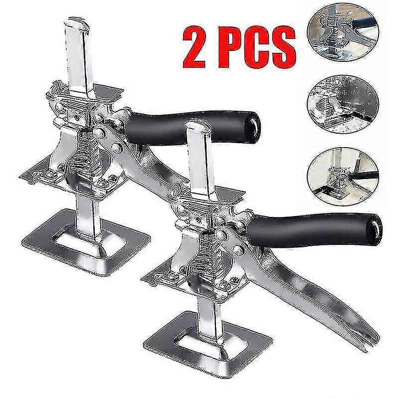 Heavy Duty Lifting Clamp Tool with Adjustable Arms, 2-Pack Precision Lifter Jack for Workshop Garage
