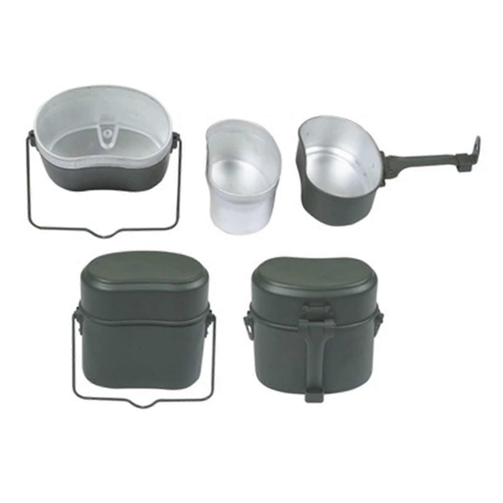 Camping Lunch Box Aluminium Alloy Portable Compact With Non-Slip Handle For Picnic And Hiking