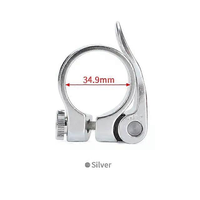 Bicycle Parts OUO Quick Release Seatpost Clamp Aluminum Bicycle Saddle Clamp 31 8 MTB 27.2 Seatpost Closure Spare Parts For Bicycle Dropship