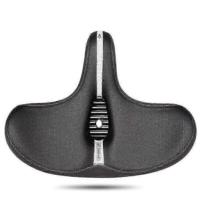 Comfortable Oversized Bicycle Saddle Suitable for Various Brands, Gel Bicycle Seat for Men, Waterproof PU Material, Abrasion Resistant and S