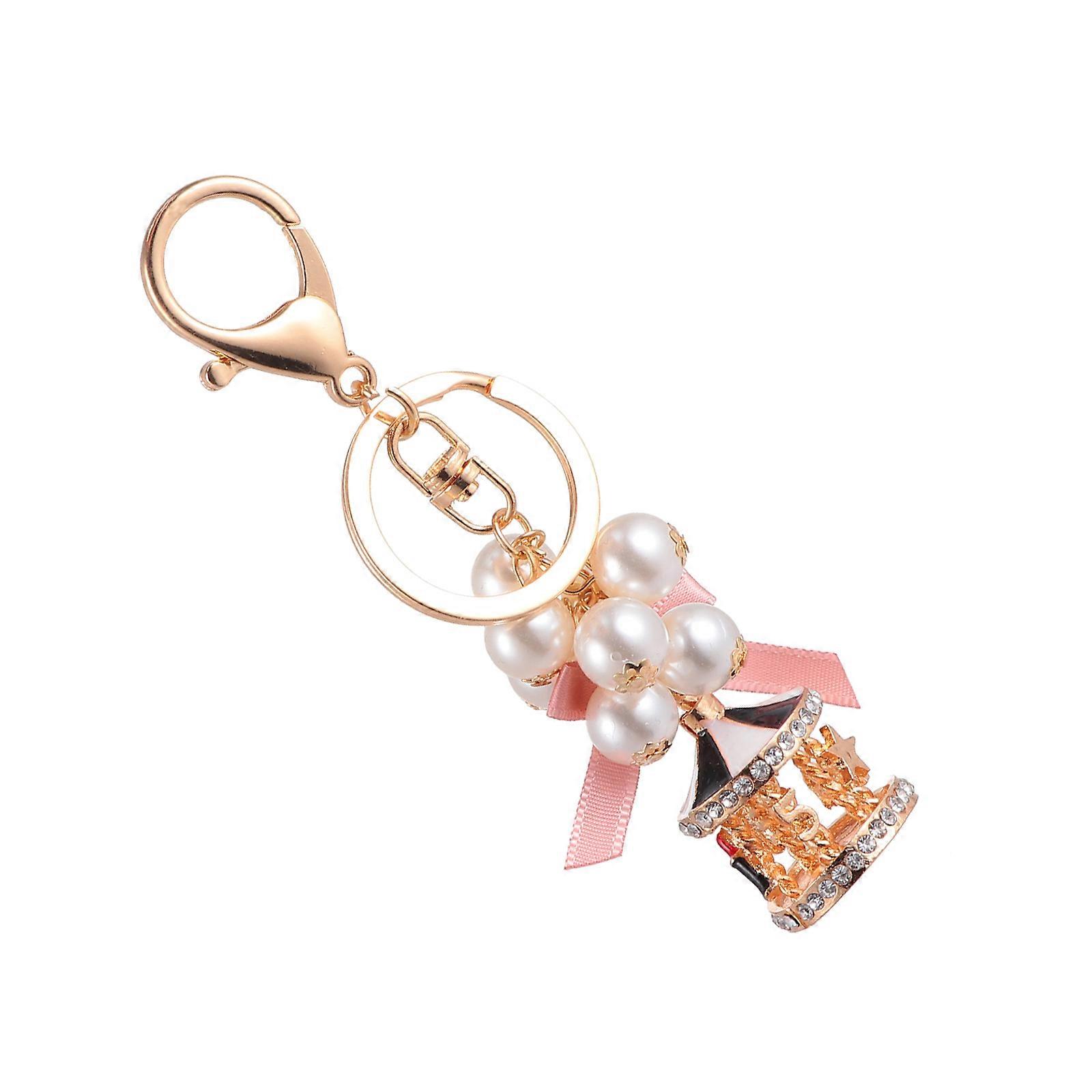 Cute Key Chain Bag Pendant Key Rings Daily Use 1Pcs
