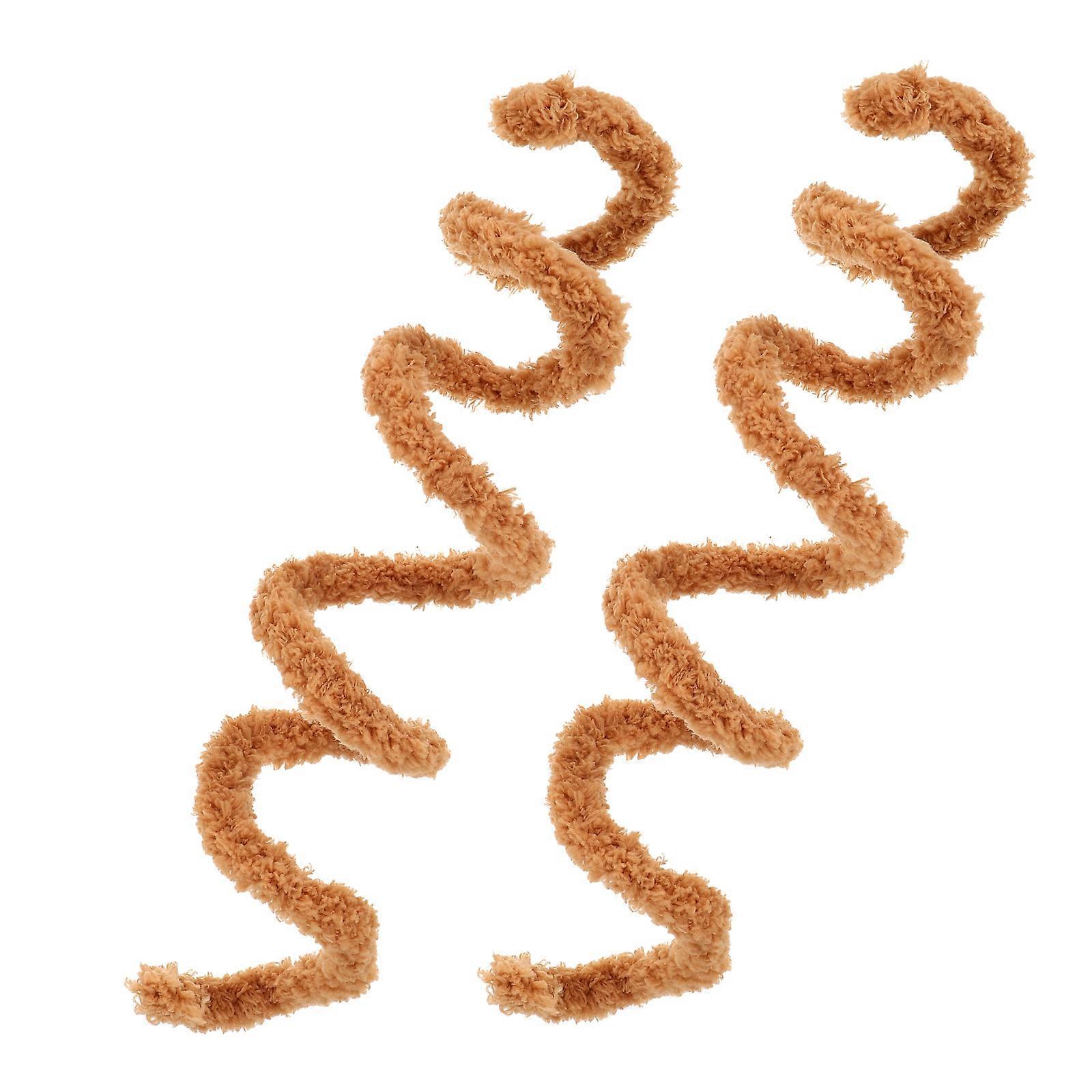 Thick Pipe Cleaners Fuzzy Wire Diy Accessories High-density Plush Material Crafting Needs Artists 2Pcs