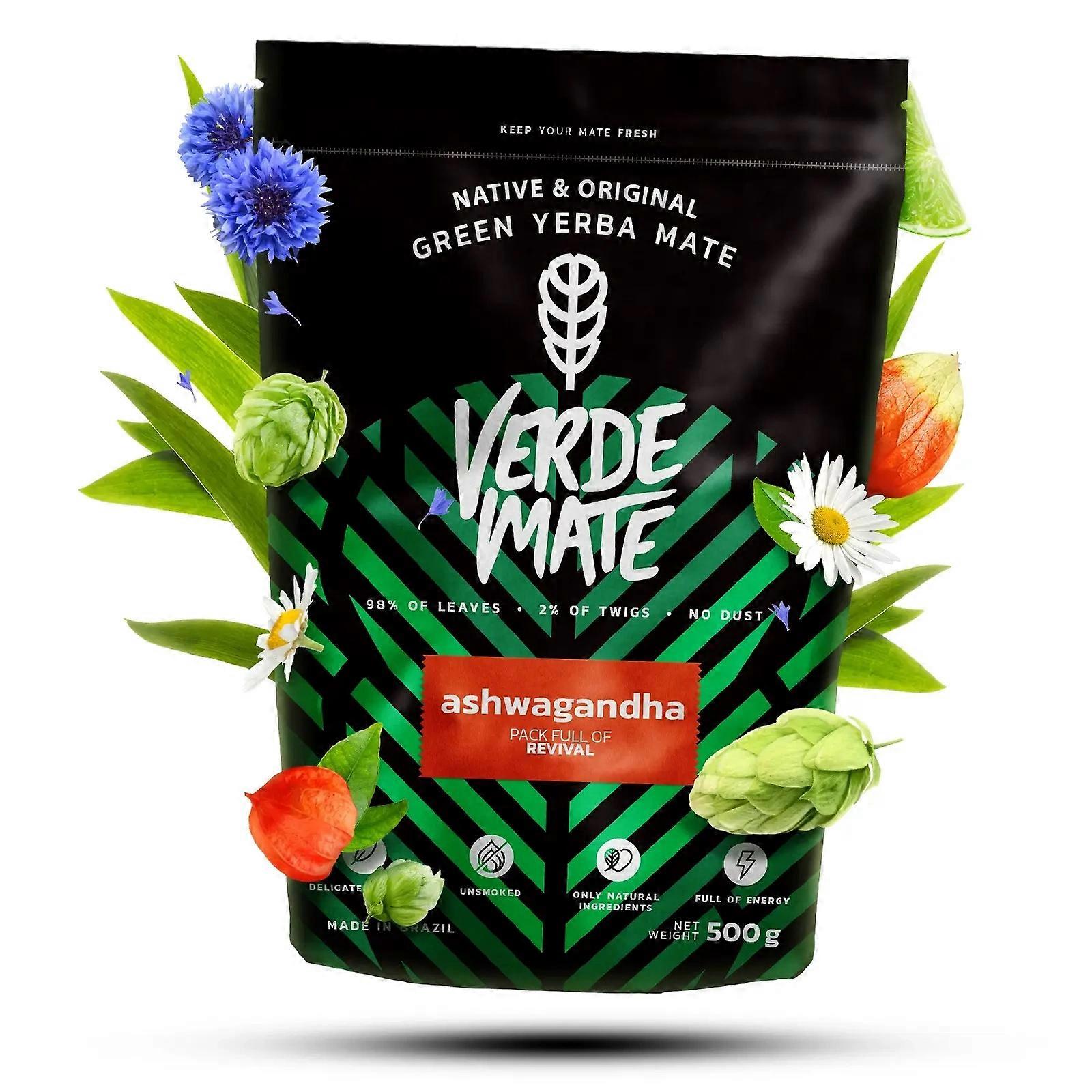 Verde Mate Grön Ashwagandha Yerba Mate Te 0,5kg
