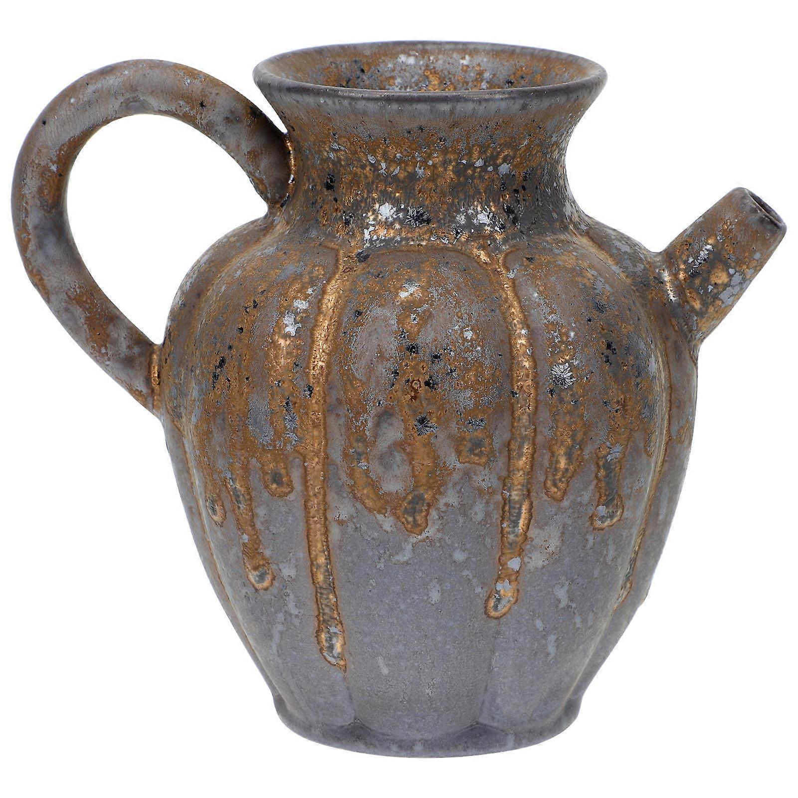 Ornate Tea Cups Ceramic Tea Cup Reception Room Pitcher Shape Tea Lovers 1Pack