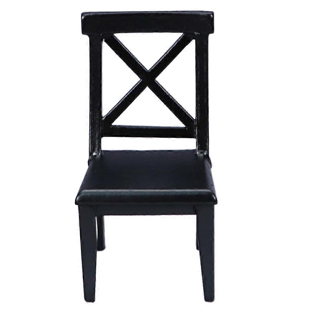 Miniature Chair Decors Wooden Mini Chair Model Modern Minimalist Style Student Graduation Design Photo Props 1Pack