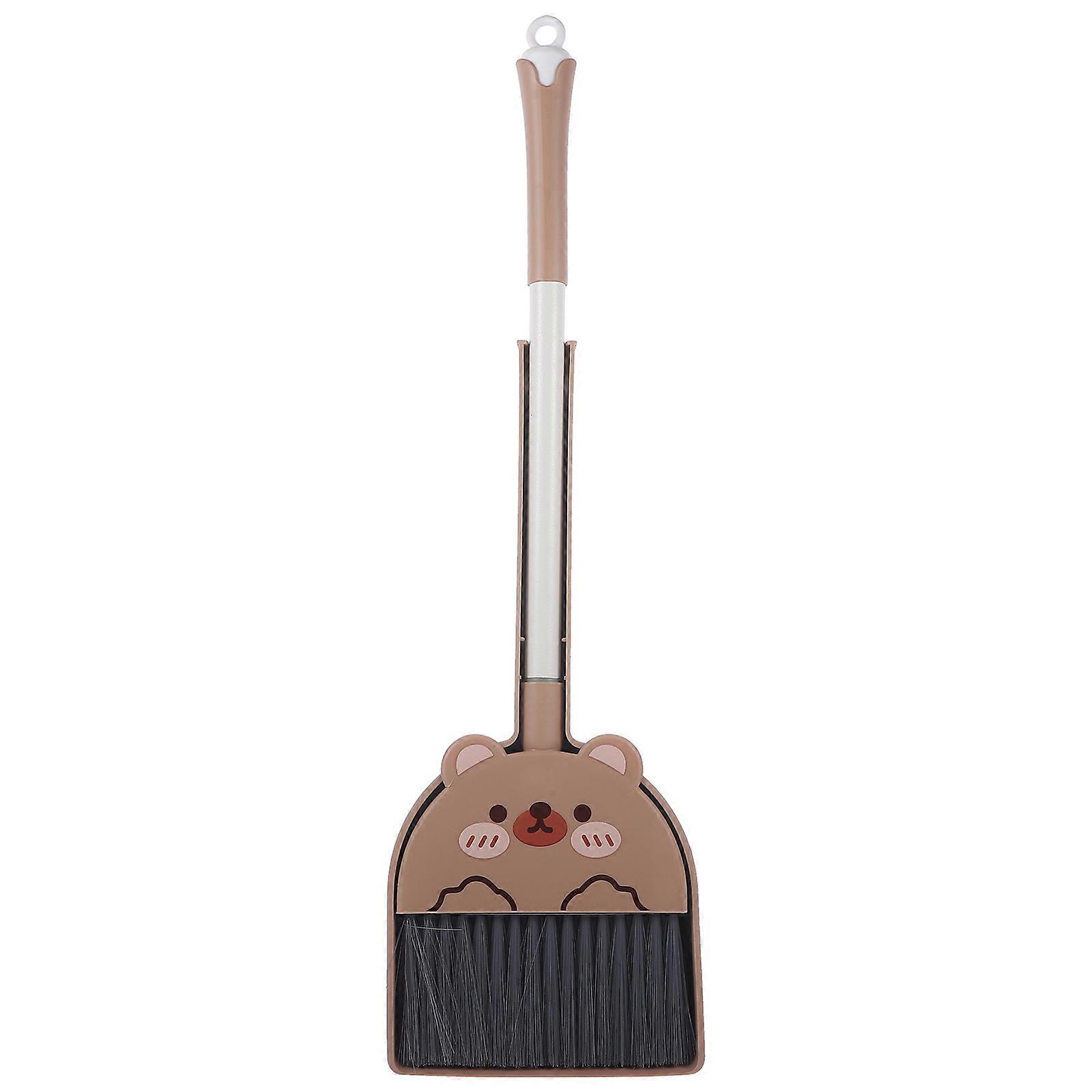 Cartoon Small Broom and Dustpan Set for Kids – Lightweight, Safe, and Smooth Surface Design to Promote Parent Interaction and Housework Skill