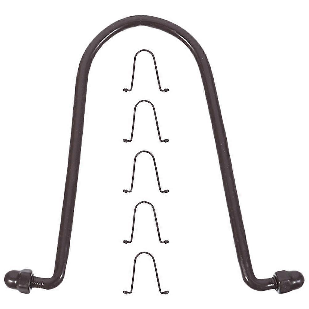 6pcs Rain Chain Adapter Hooks for Gutters – Durable Gutter Light Hooks for Hanging Rain Chains, Bird Feeders, Lanterns & Planters – Easy Outdoor