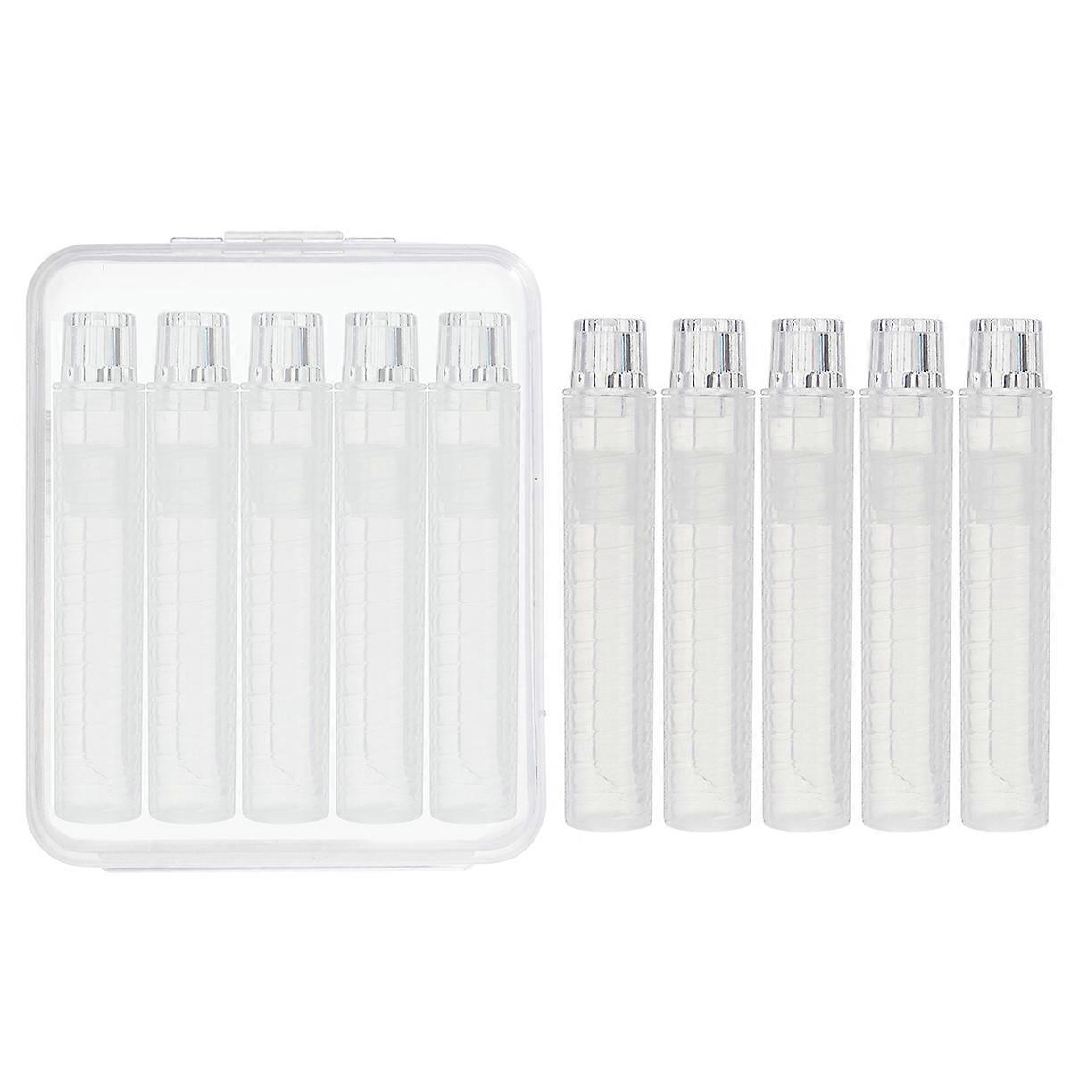 Practical Chalk Holders Clear Plastic Chalk Clip For Office Use 10Pcs