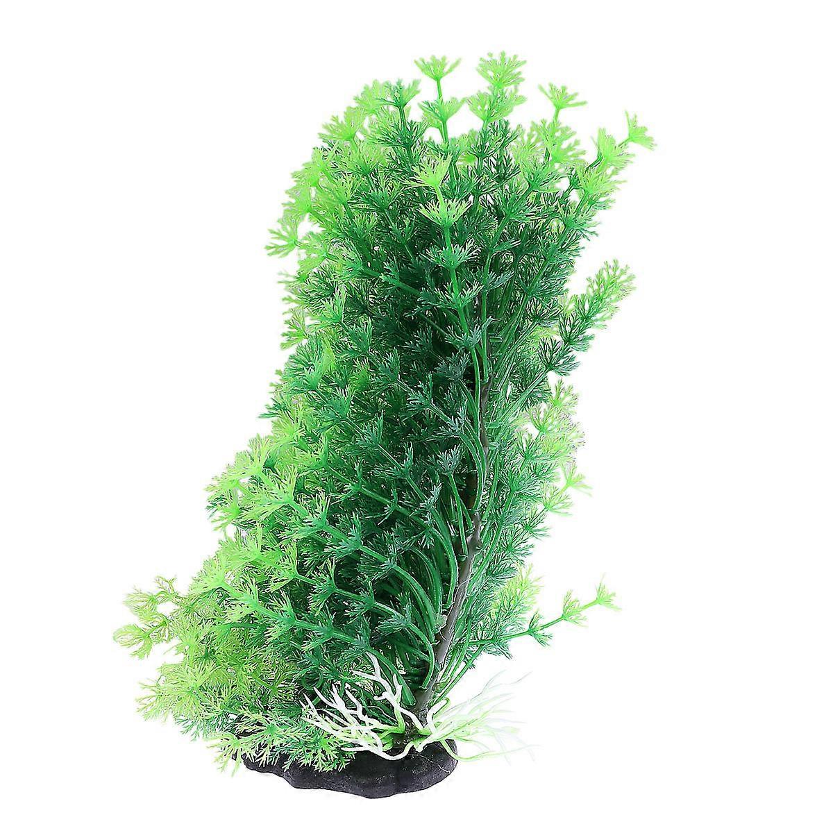 Fake Grass For Tank Aquarium Landscape Green Grass Model Ornaments 21x10x10cm 1Pcs