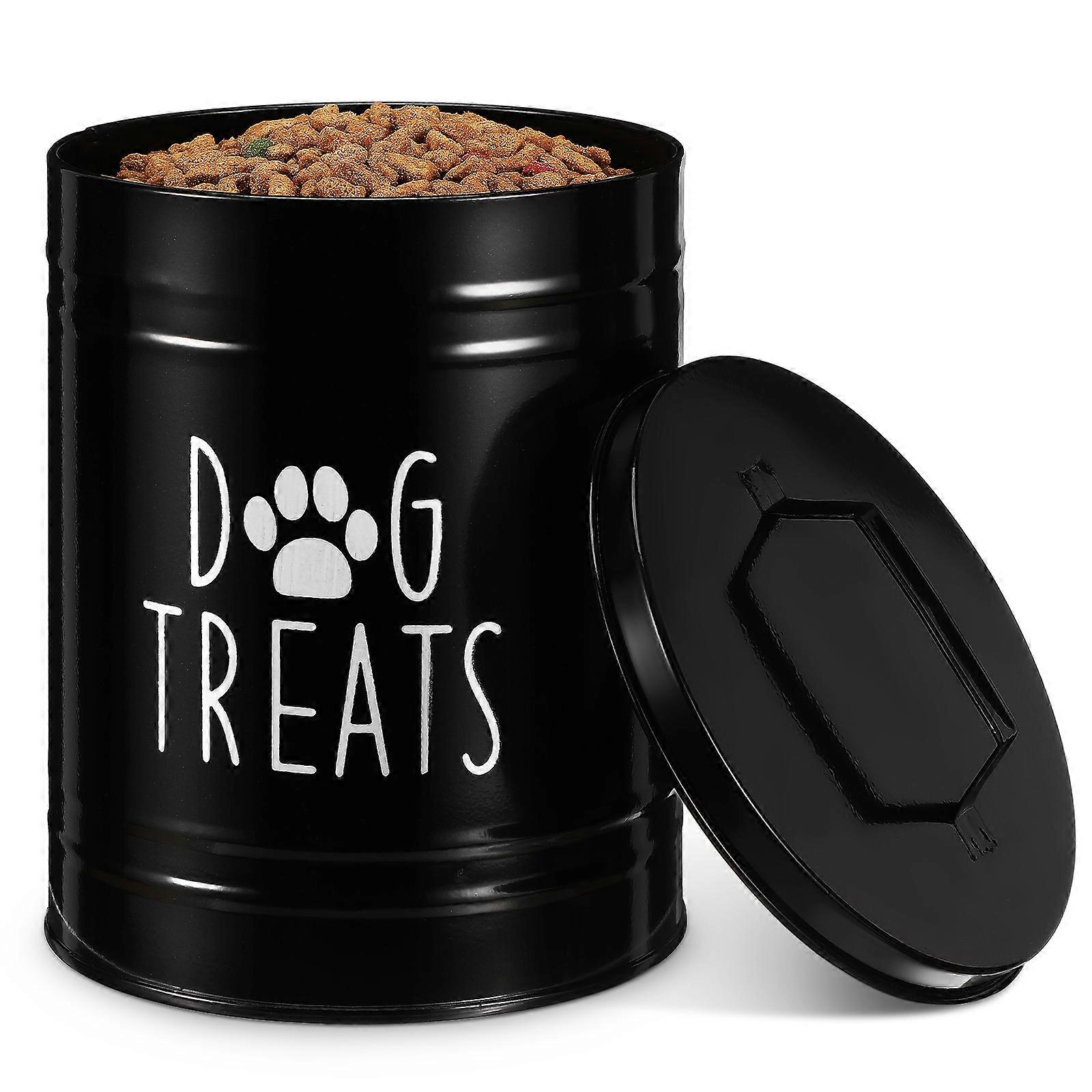 Airtight Dog Food Storage Container Rectangular Metal Safe Storage for Pet Owners 1Pack