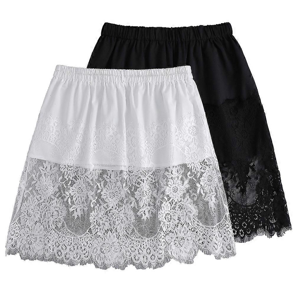 موسعات قميص لطبقات أزياء المرأة تنورة اكتساح ملحقات تصميم الدانتيل مريحة ملابس يومية غير رسمية