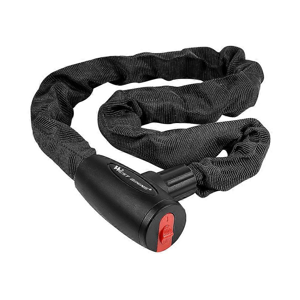 Lock Anti-Theft Locks Heavy Duty Chain Black 0.9M Prevent Scratching 1Pack