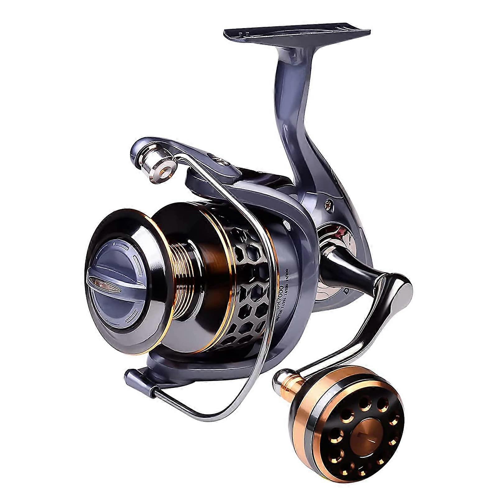 Fishing Reels Spinning Reels With Metal Spool 7000 Size For Beginners And Enthusiasts