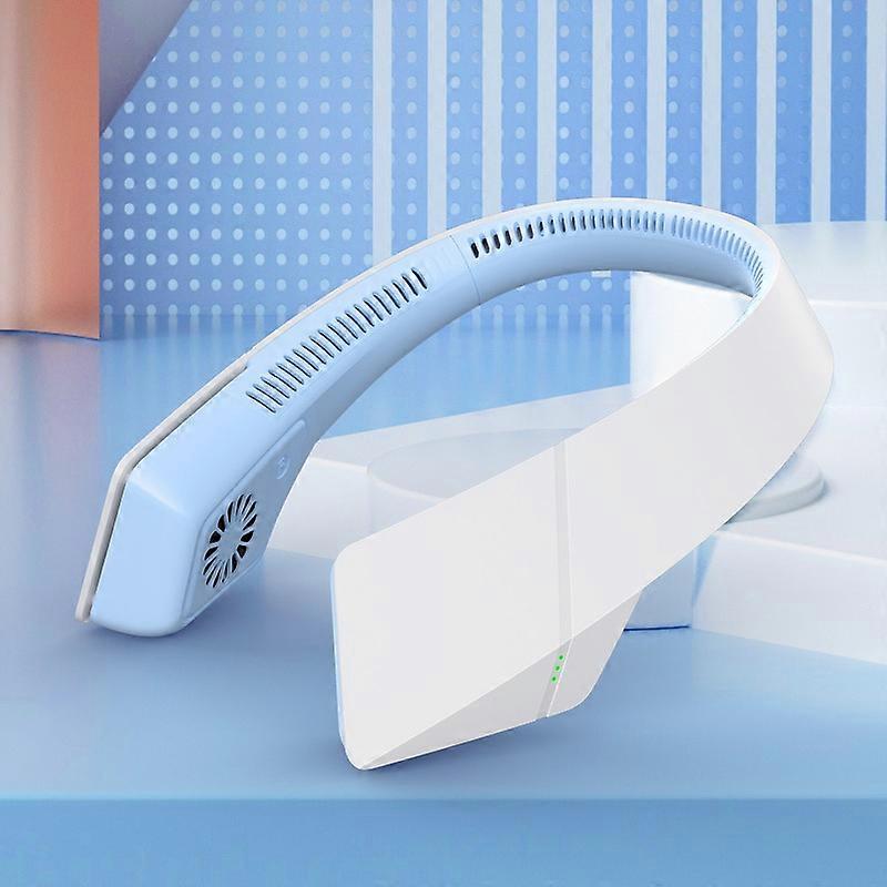 Silent Neck Mounted Mini Leafless Fan USB Charging Home