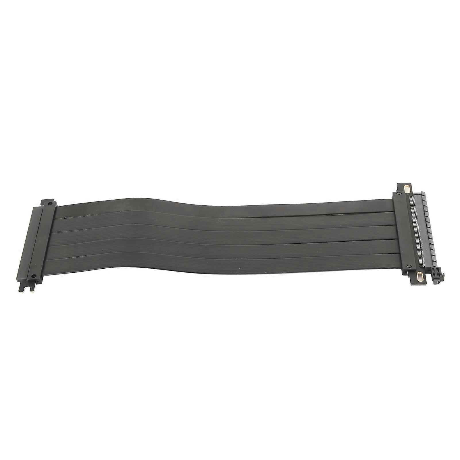 Câble d'extension PCIE 4.0 X16 extrêmement flexible, 180 degrés, haute vitesse, pour carte graphique RX6900XT, RX6800XT, RTX3090ti, noir, 30 cm