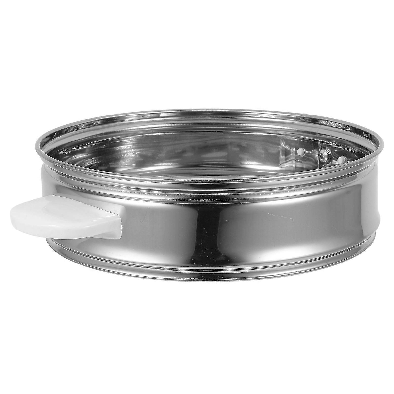 Dimsum Steamers Large Steamer For Cooking Stainless Steel Home Users Round Shape 10.2X8.3X2.2in 1Pack