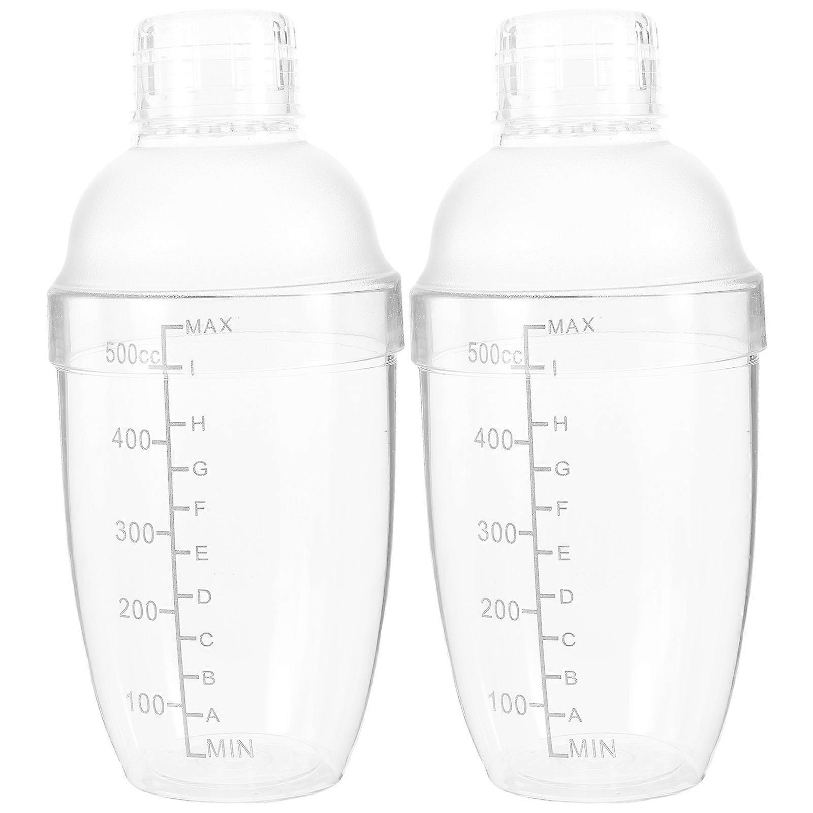 Drink Shaker Plastic Beverage Preparation Adults 530ml Round