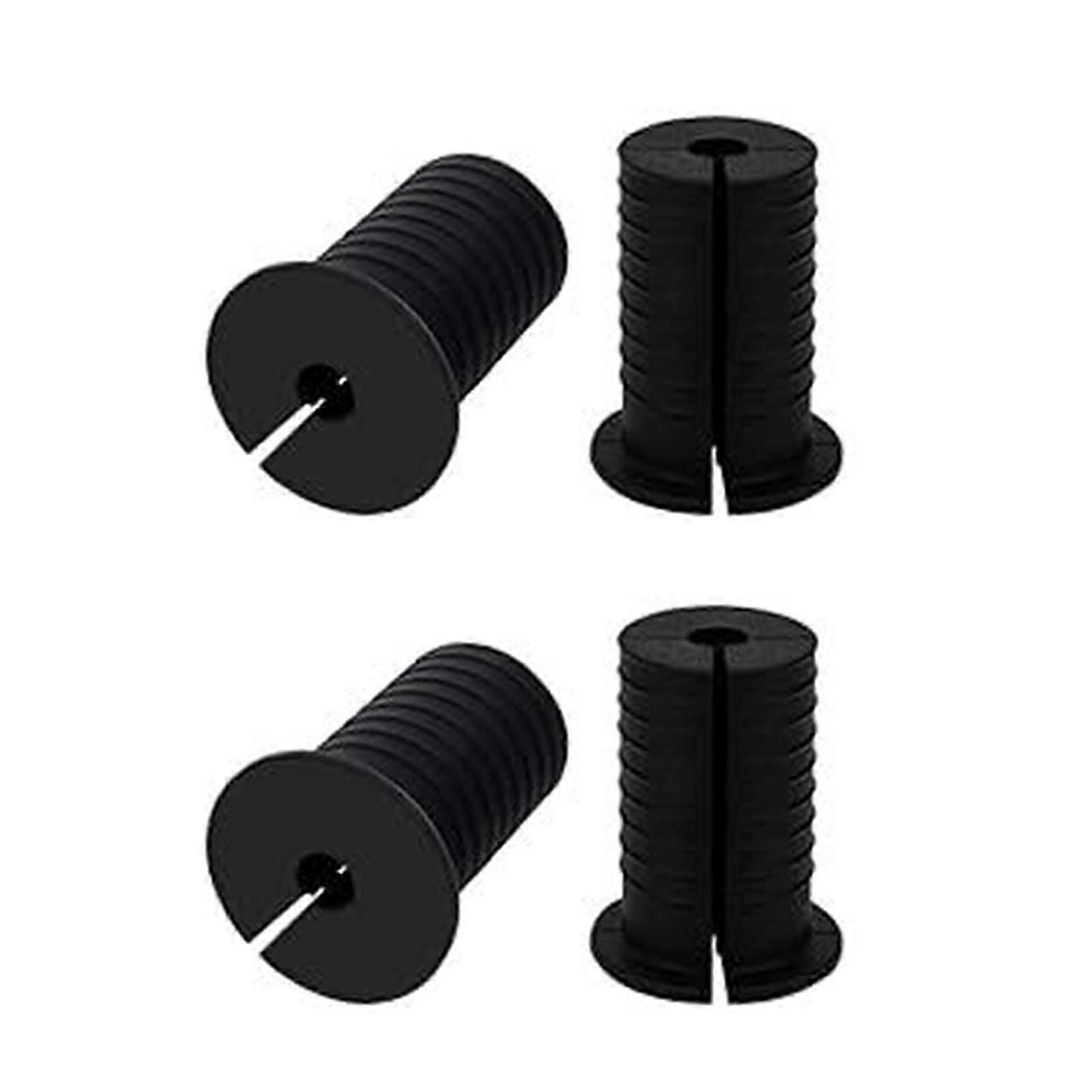 4pcs Starlinks Cable Installation Set Includes Grommets and Drilling Bit for Secure Through Wall Routing Daily Use White