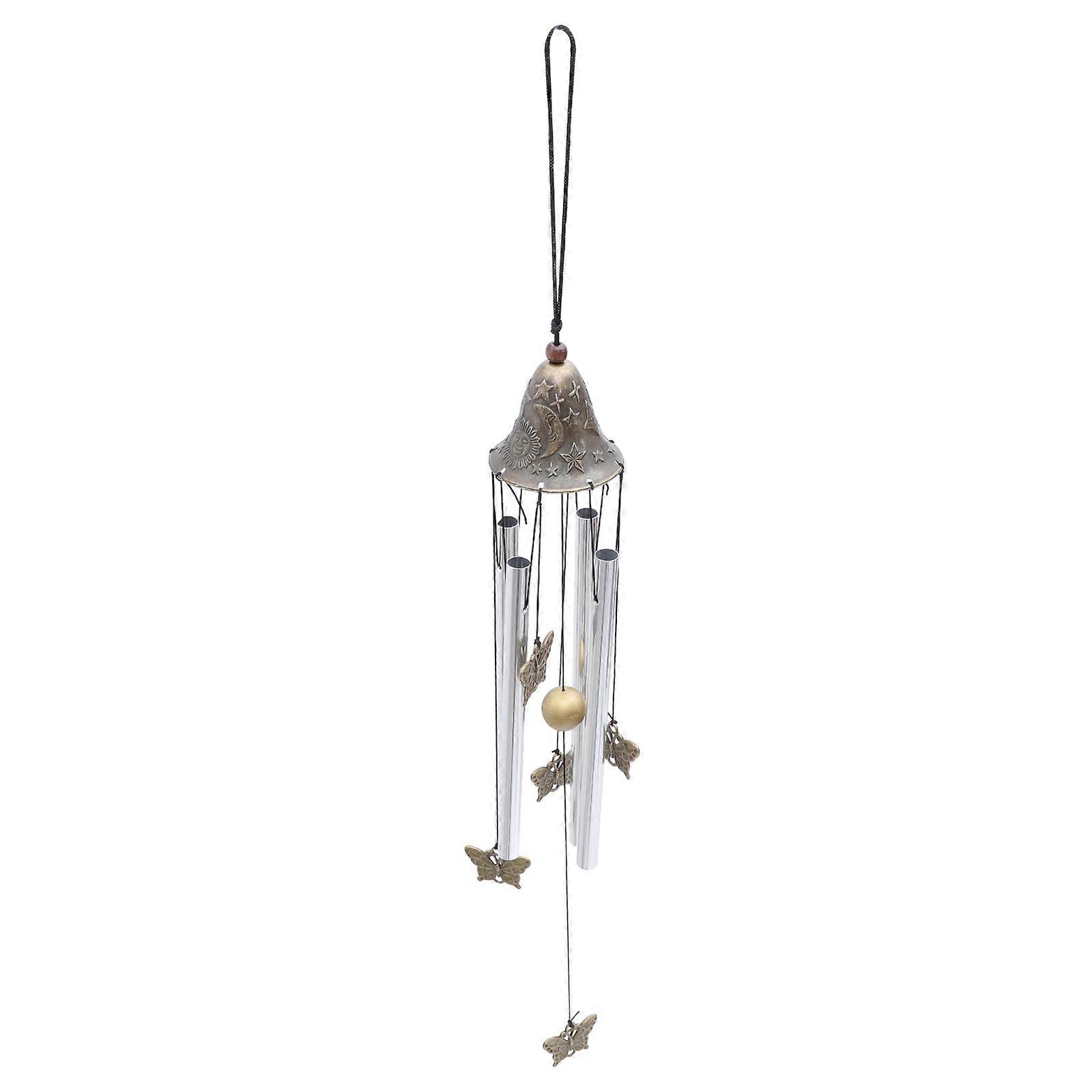 Creative Wind Chime Pendant Made of Zinc Alloy for Decoration Assorted Color 1pc