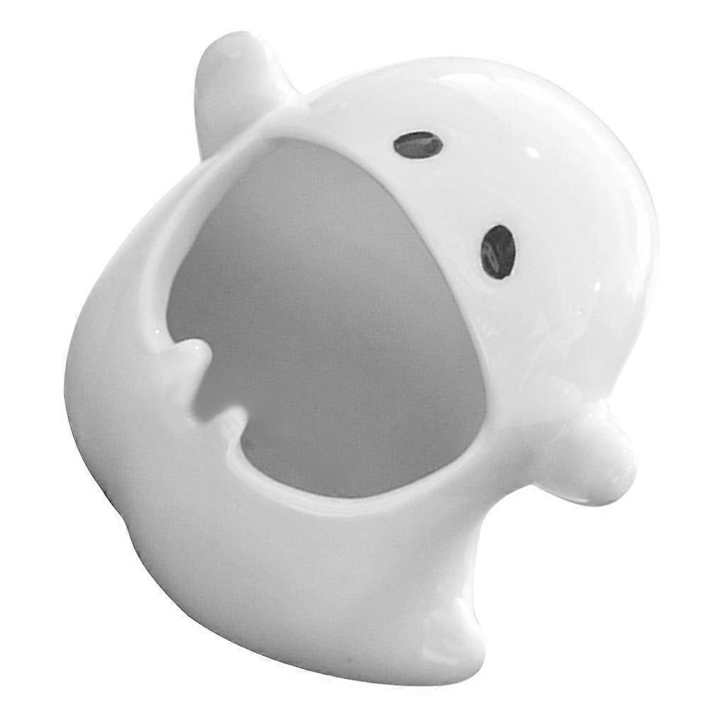 Ghost Ceramics Small Ashes Container Indoor 12.00X11.50X7.00CM Ash Holding 1Pcs