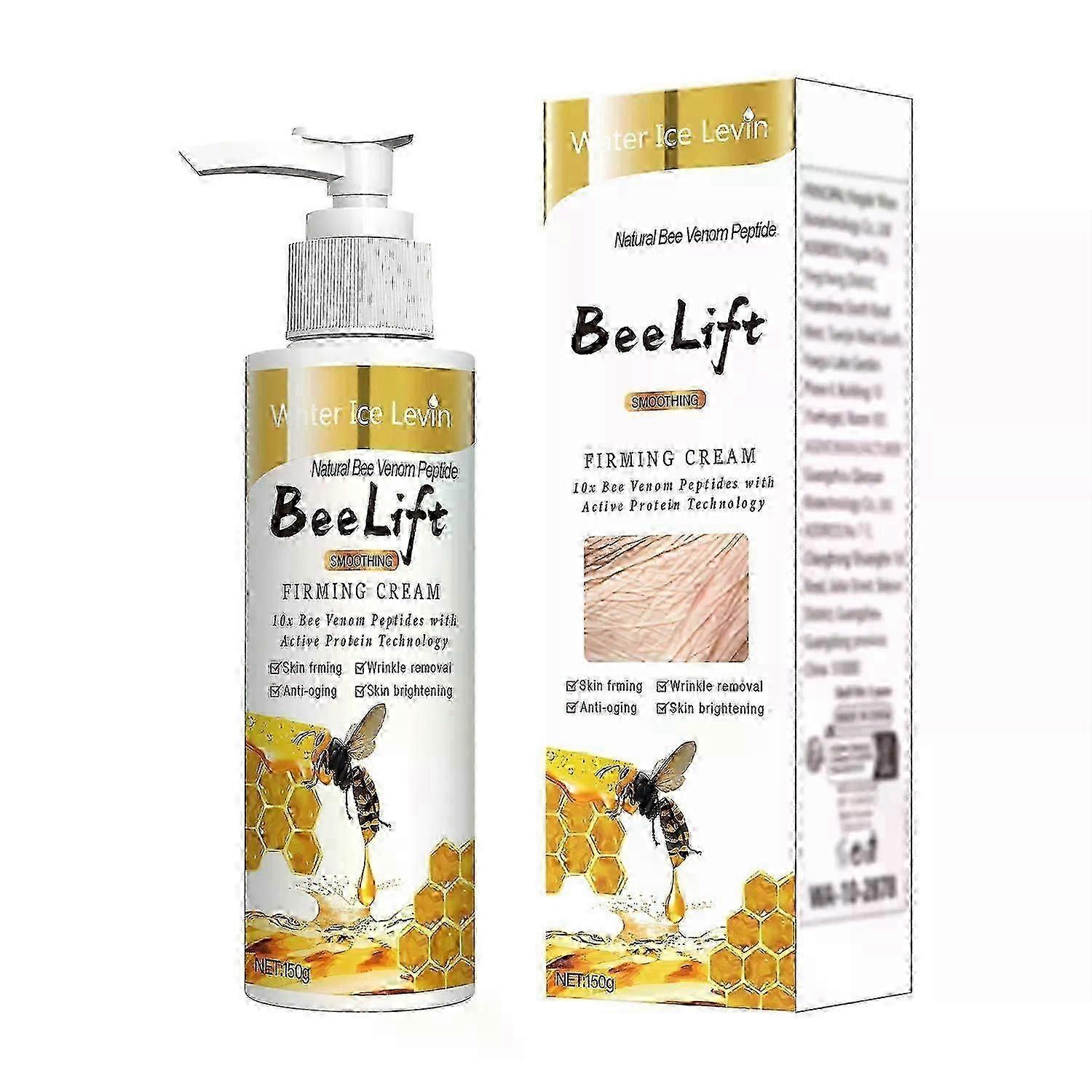 BeeLift Anti-Aging Firming Cream, Professional Bee Venom Skin Firming Wrinkle Reducing Cream, 24-Hour Moisturizing Body Cream, Restore Skin Elasticity