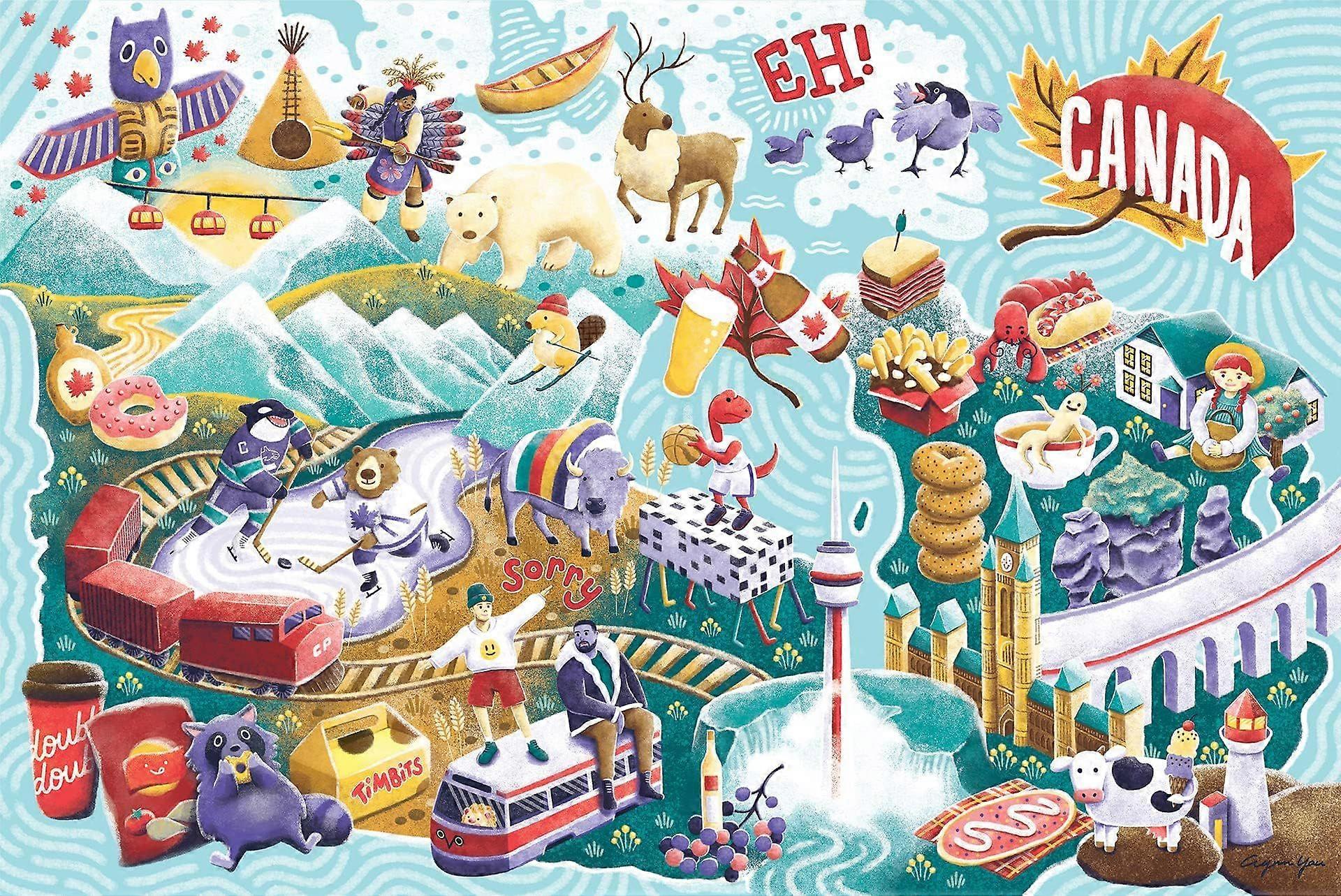 Kanada Eh! Pussel 1000 bitar