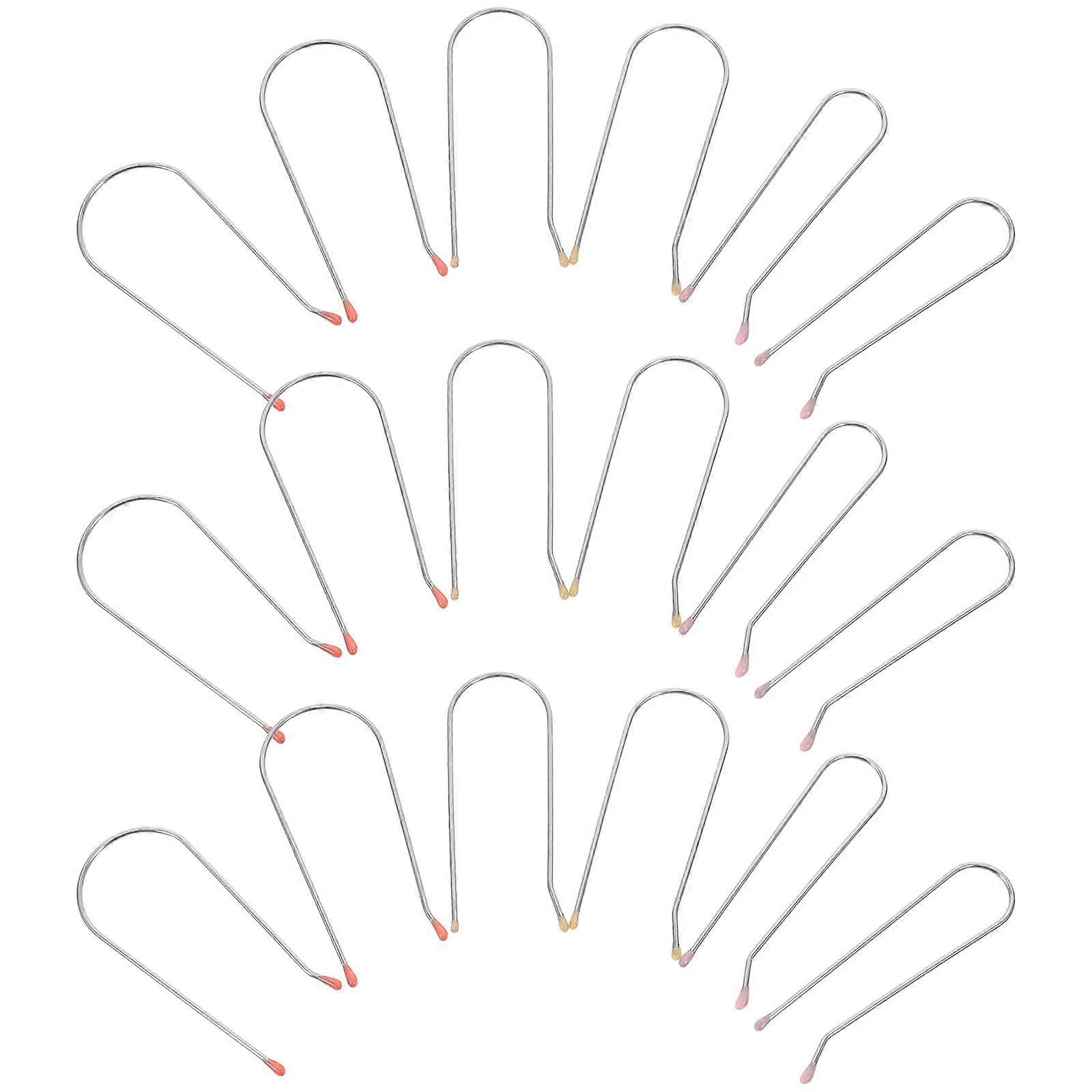 Hot Roller Securing Clip U Shaped Replacement Clip Design For Hair Curler 24Pcs