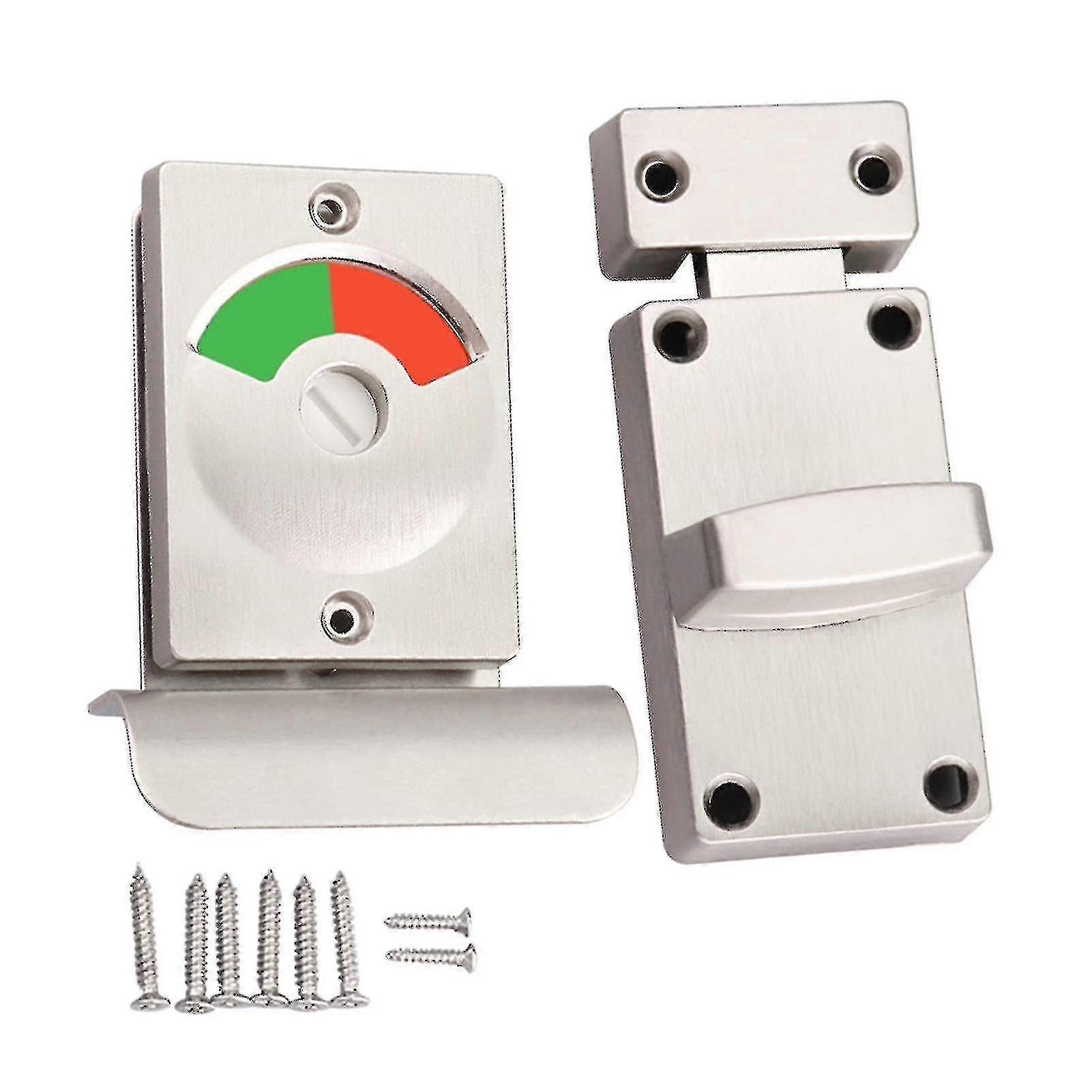 ステンレススチールインジケータドアロック WC ハードウェアホーム空いているバスルーム用