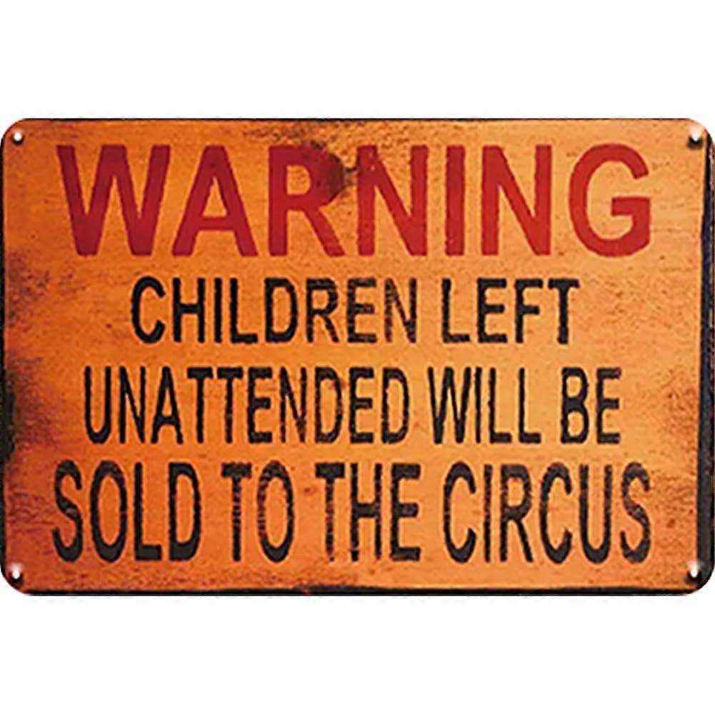 Metallic Wall Art Sign 40x30cm Rectangular Iron Look Decoration for Home Bar or Cafe