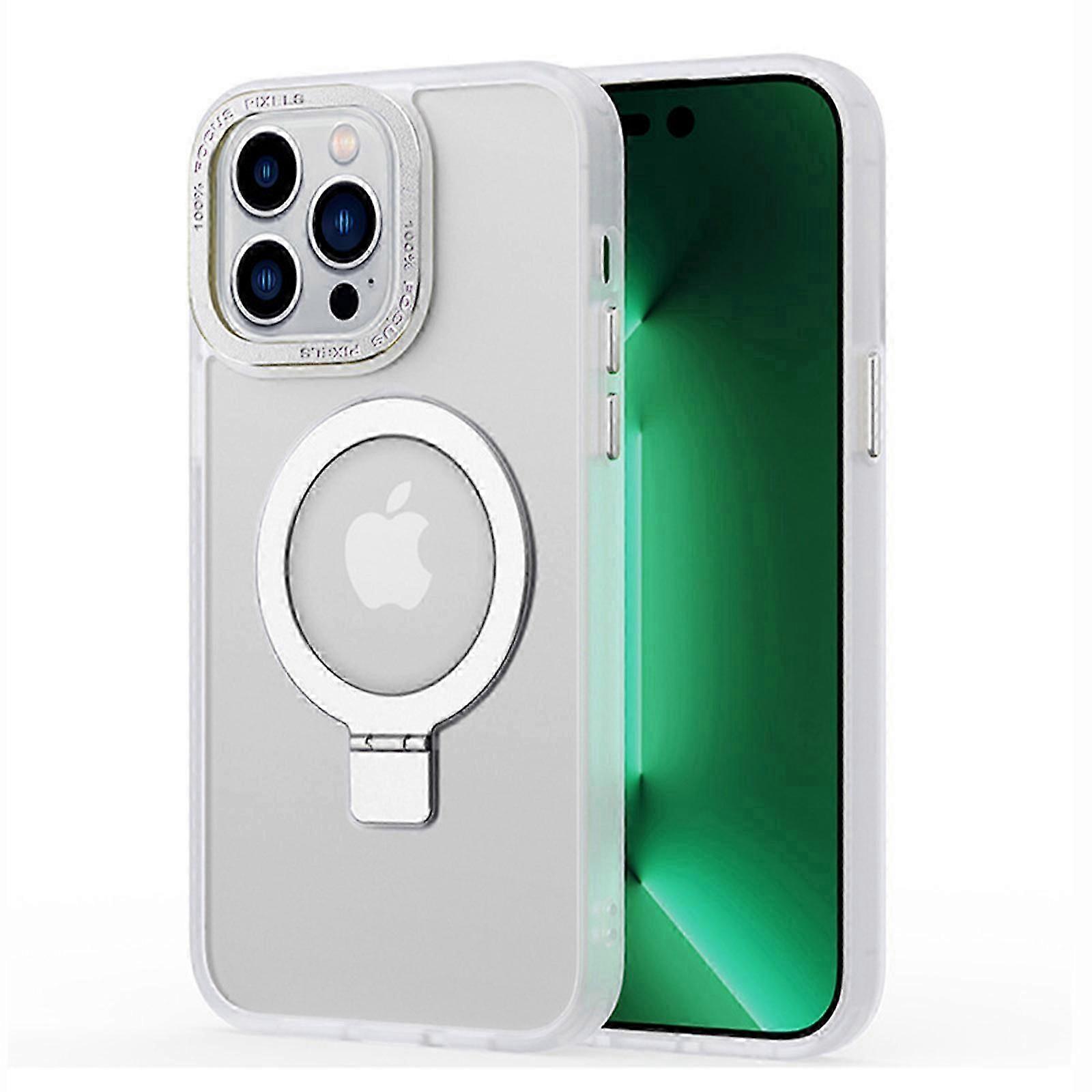 Magnetic for iPhone 15 Pro Max/ 15 Ultra Case, Compatible with Magsafe with Stand, Drop Protection Shockproof Slim Protective Phone Case
