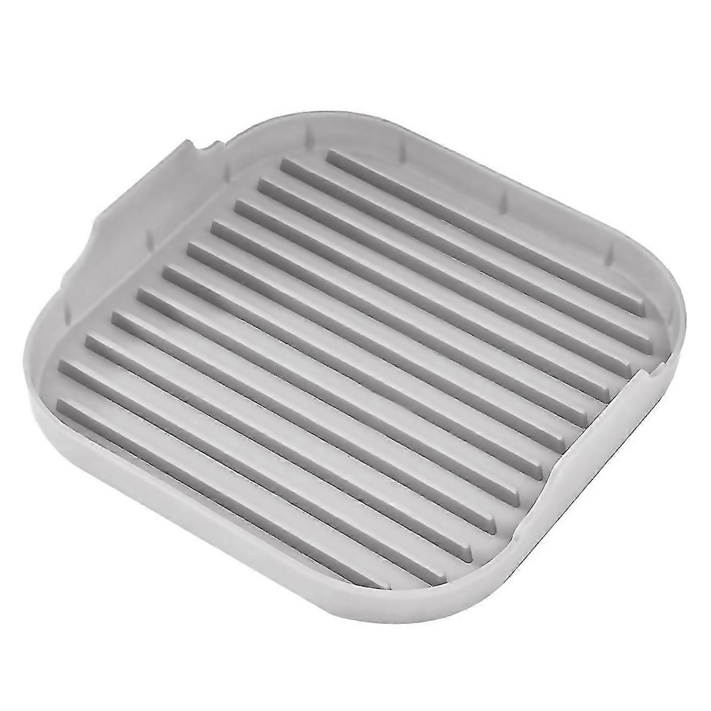 For Microwave Bacon Tray Food Grade Silicone Microwave Bacon Pan Gray