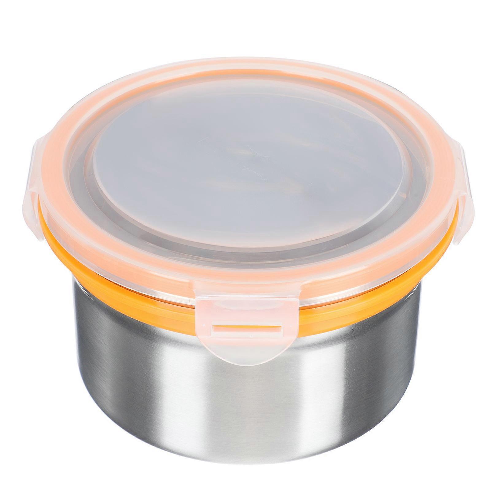 Stainless Steel Preservation Box for Food Storage Ideal for Students and Office Use Assorted Colors 1pc