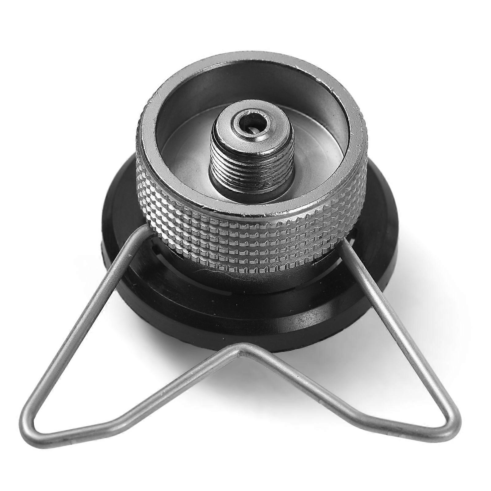 Camping Gas Stove Adapter Butane Gas Adapter with Bracket Gas Cartridge Head Conversion AdapterYMHC
