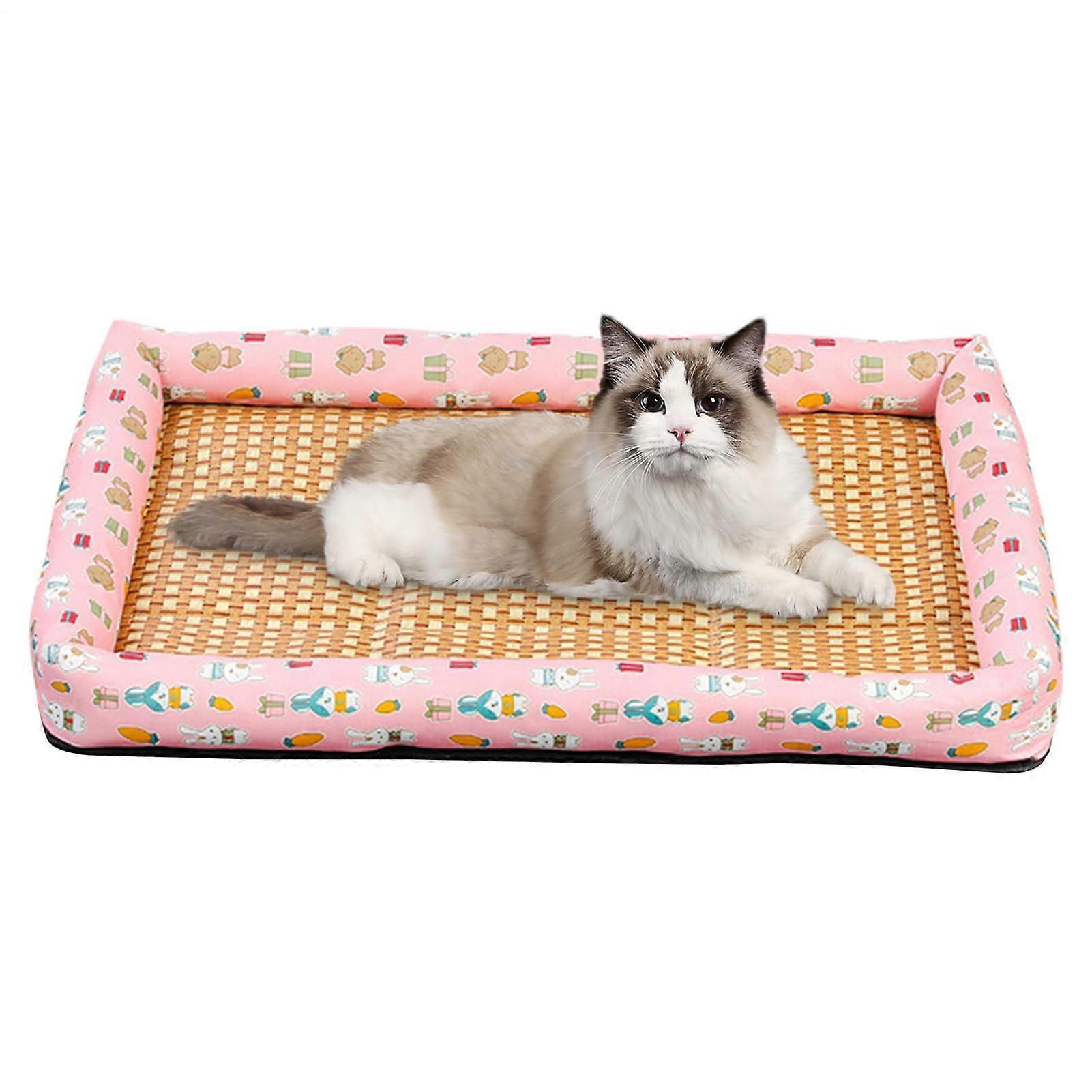 Cooling Mat for Cats Dog Sleeping Mat, ScratchResistant Small Pet Pad with NonSlip Washable Surface for Sleeping, Resting, and Playing