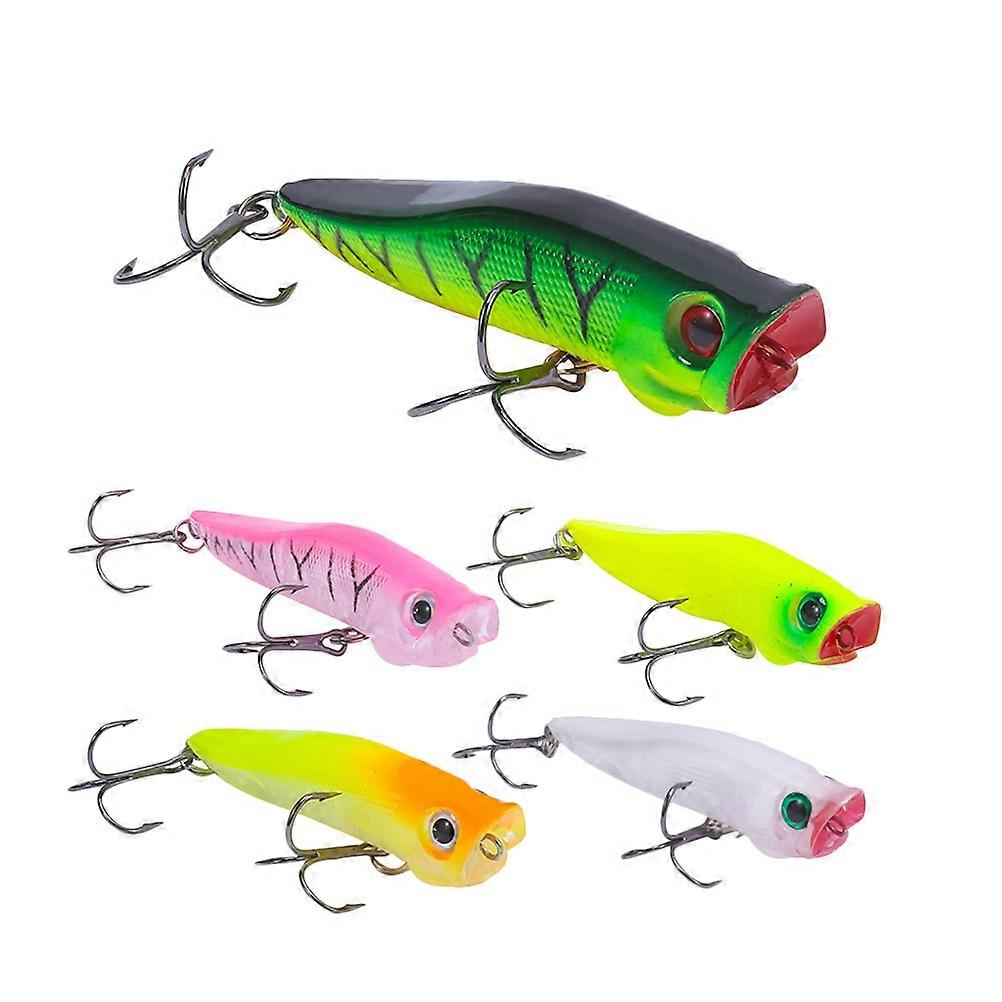 Artificial Fishing Bait Fish Shape Lures For Fishing Accessories 7cm Metal 5Pcs