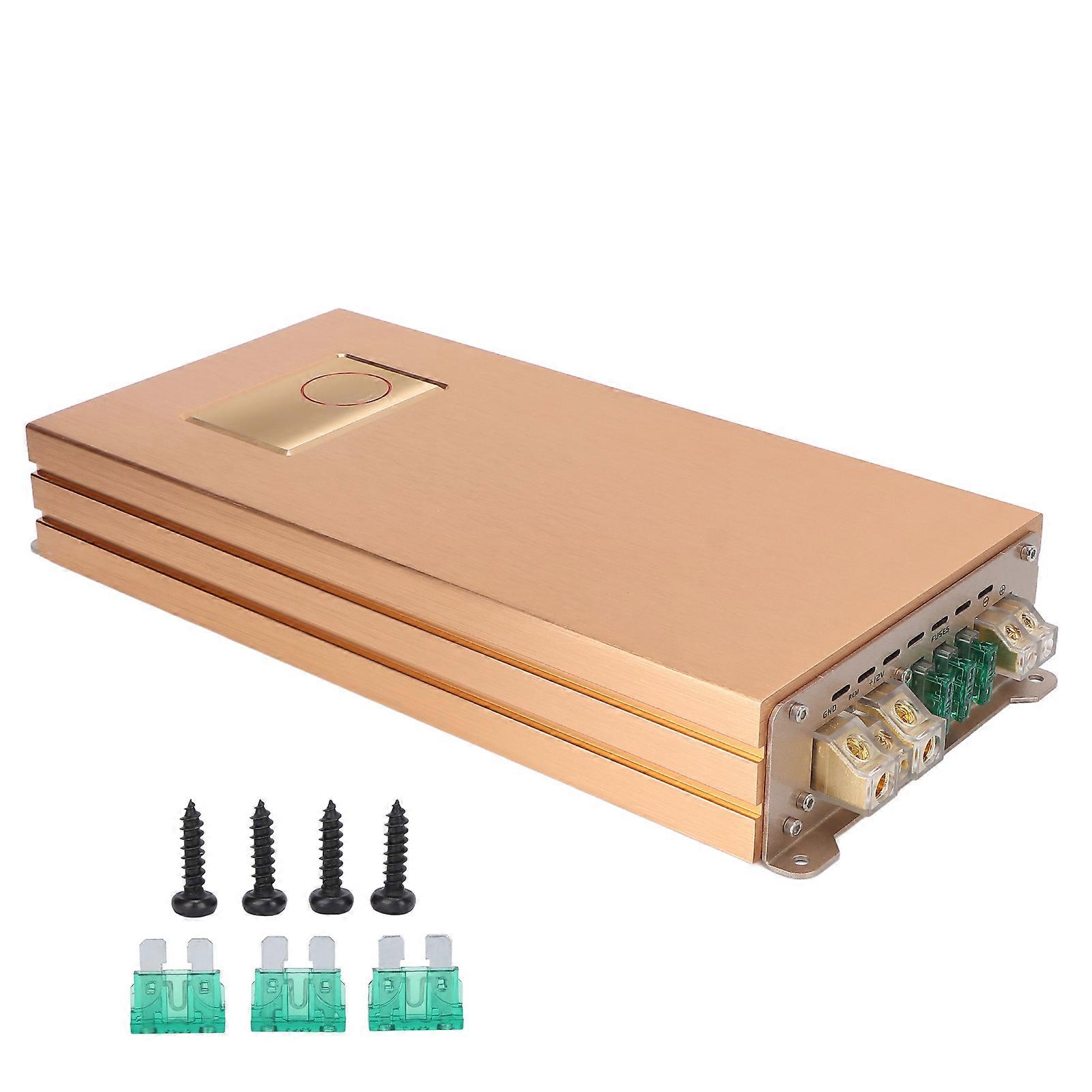 Car audio amplifier 1200W monoblock with circuit protection