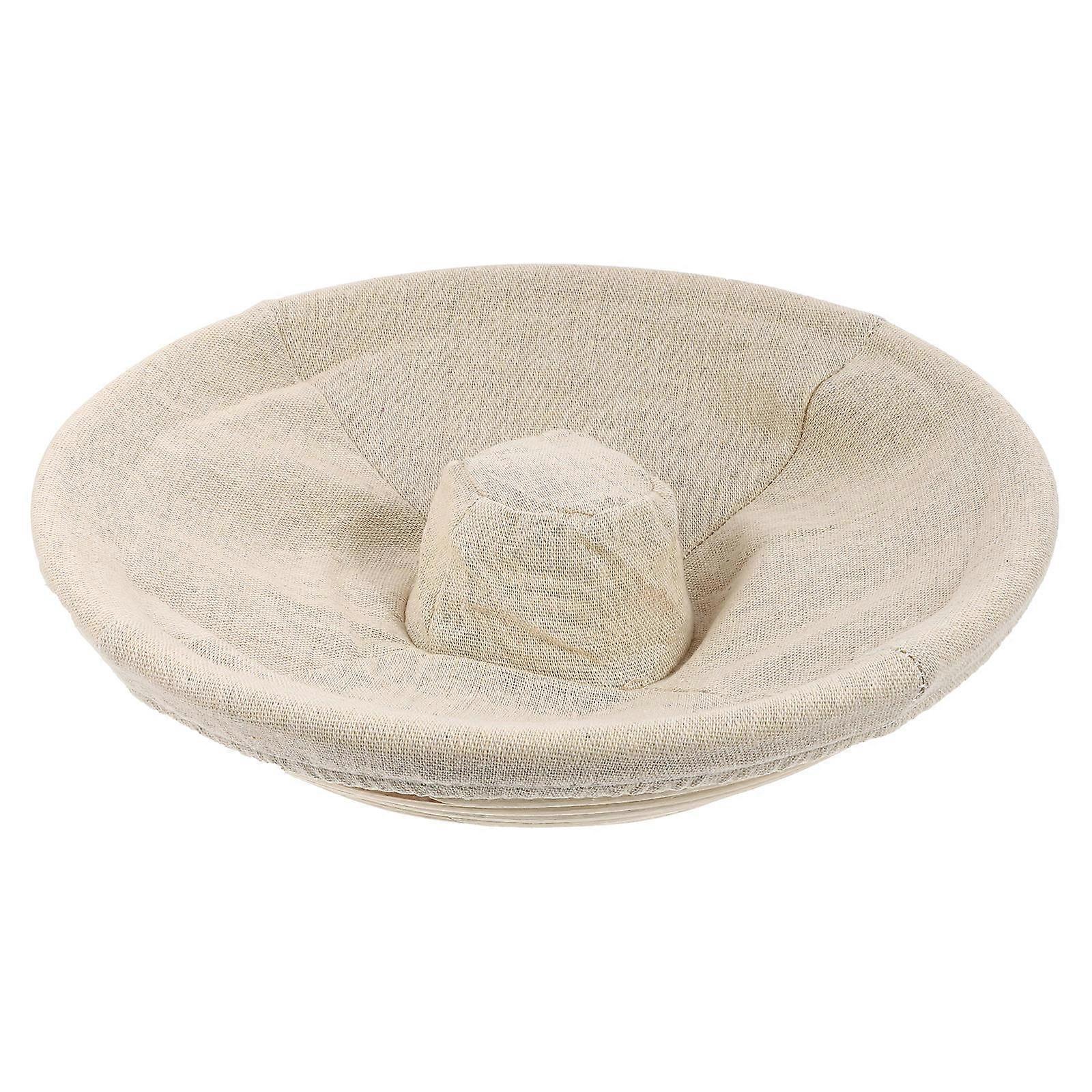 Basket for Baking Natural Rattan Bread Fermentation Aid Handmade Kitchen Use 29.00X29.00X6.50CM 1Pack