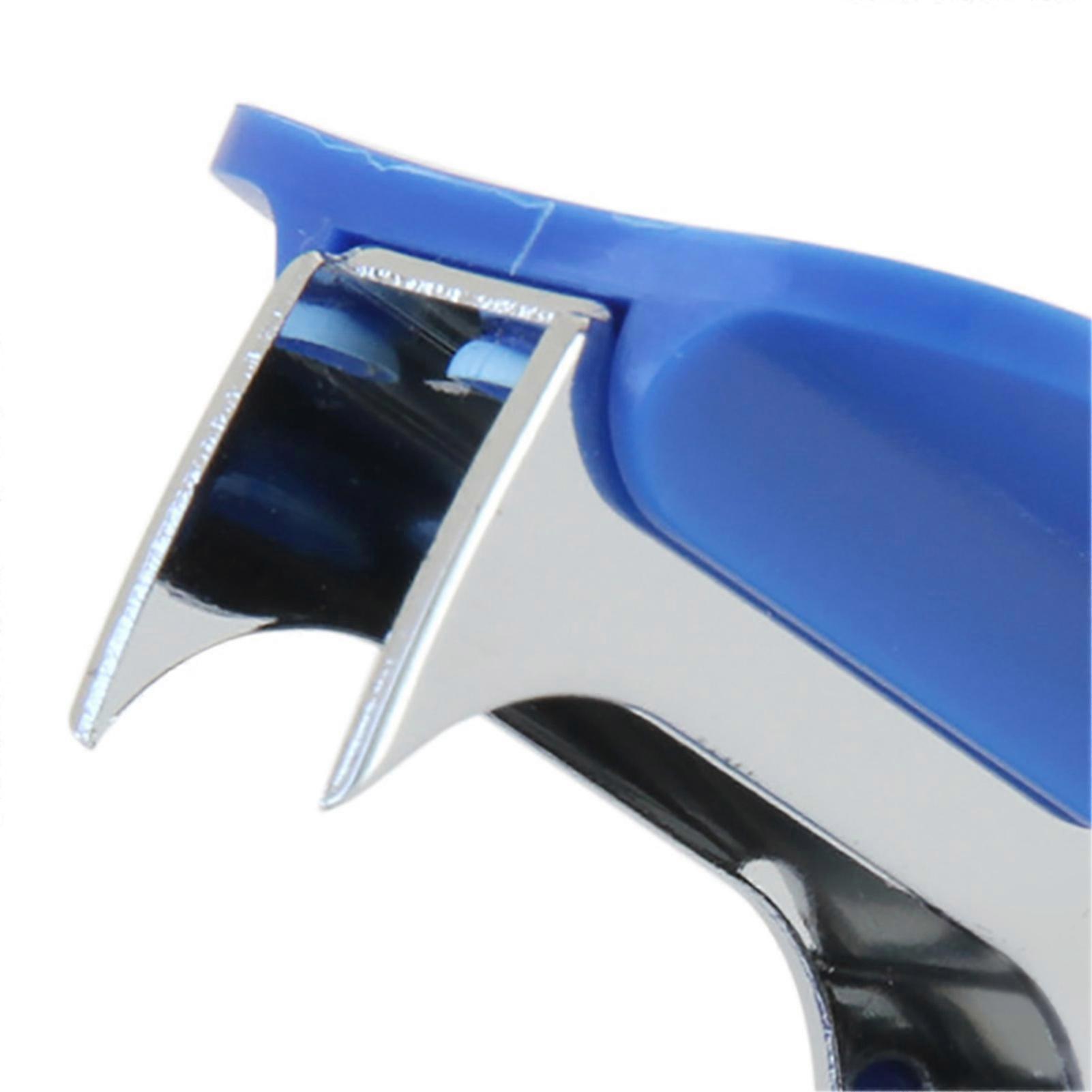 Staple Remover Portable Easy to Use Practical Effective Pinch Jaw Style Staple Puller Removal Tool for Home School Office Blue