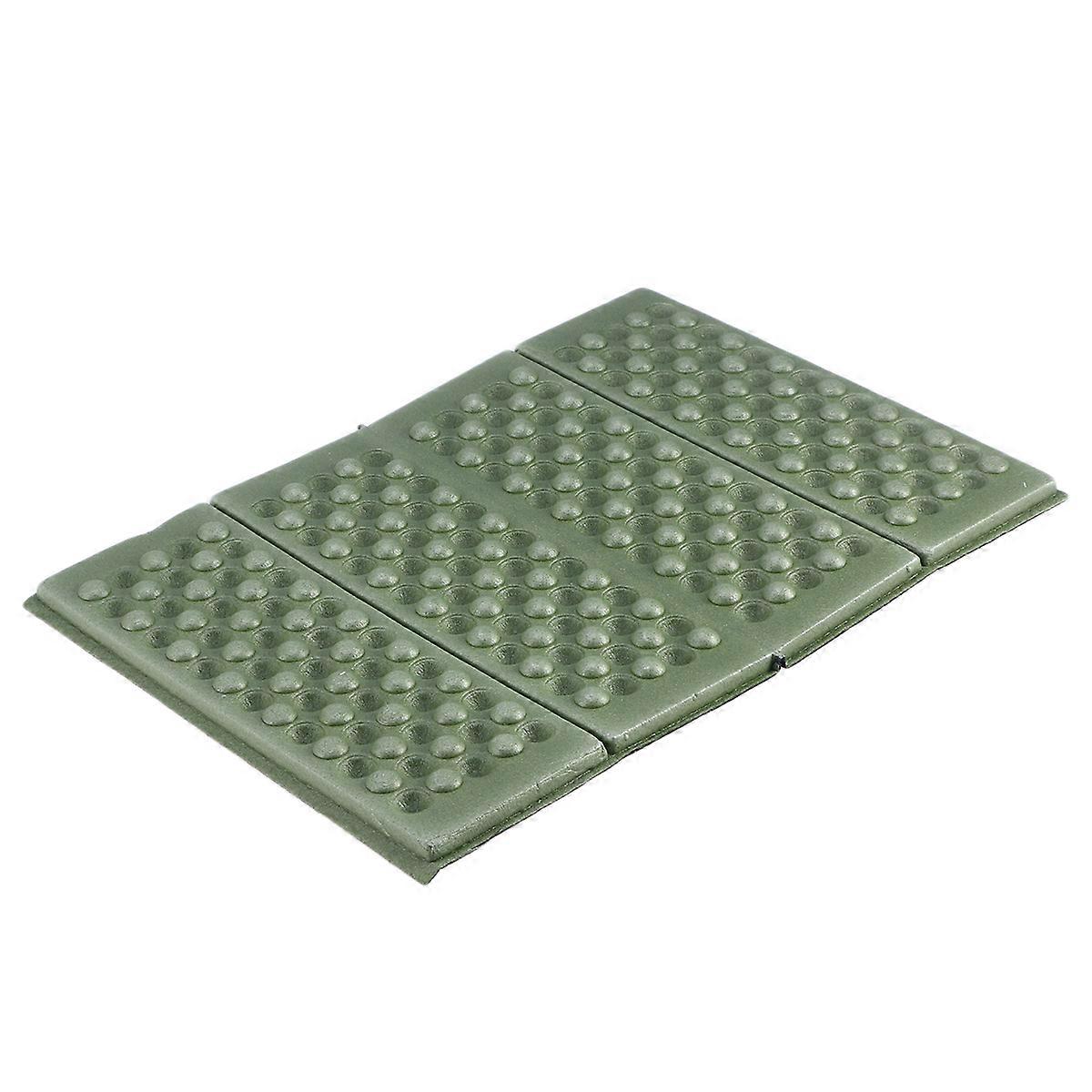 Folding Pads Lightweight XPE Cushion for Camping with Waterproof Design and Honeycomb Protrusions 2 PCS Green