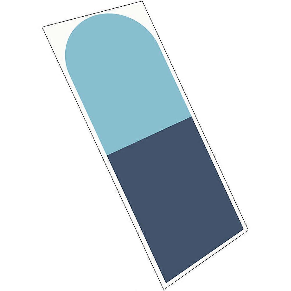 Decorative Geometric Art Wallpaper For Living Room Durable Materials 140X52CM Blue 1Set